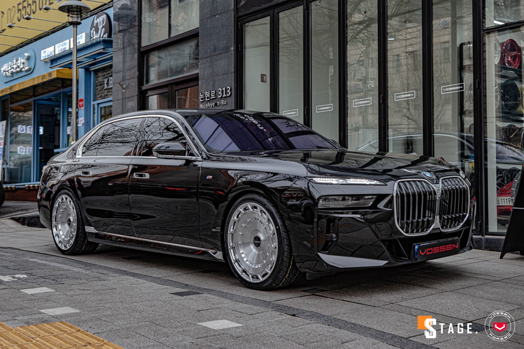 Bộ 04 lazang Vossen cao cấp mẫu LC3-11T lắp BMW 7 Series