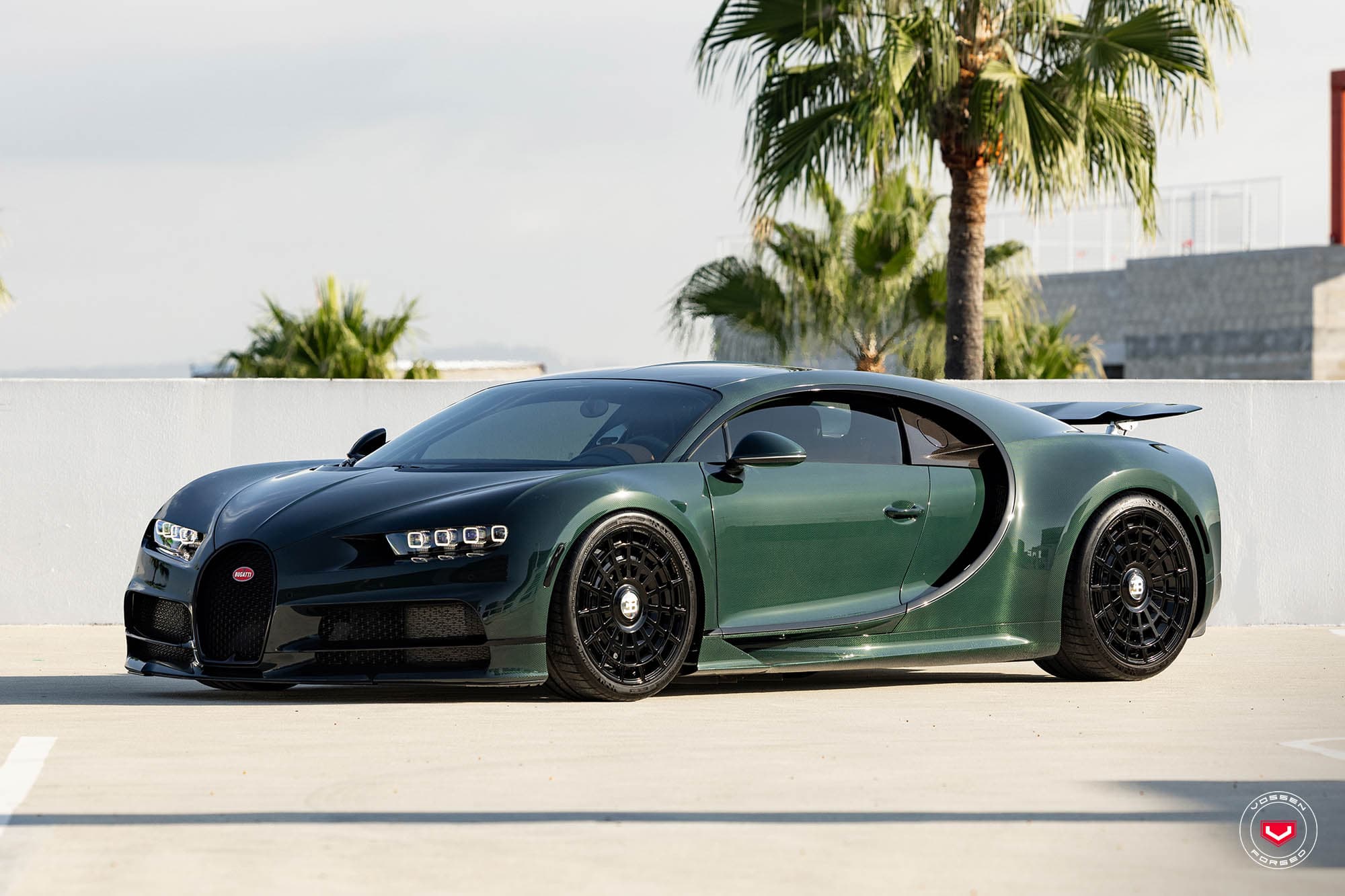 Bộ 04 lazang Vossen cao cấp mẫu LC3-12 lắp Bugatti Chiron
