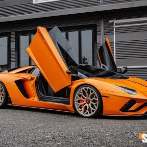 Bộ 04 lazang Vossen cao cấp mẫu LC3-13T lắp Lamborghini Aventador