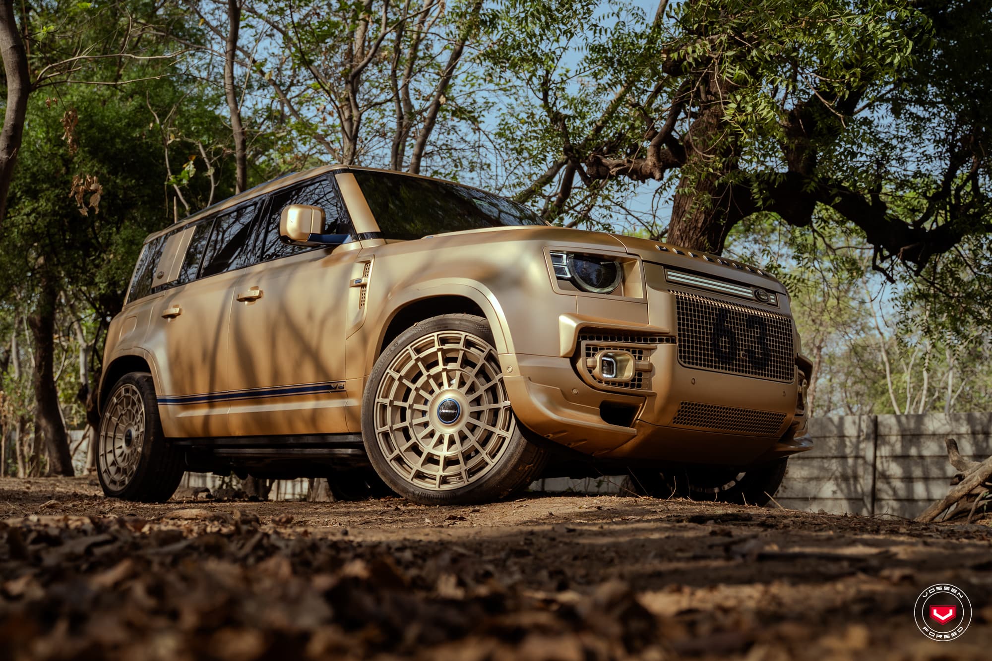 Bộ 04 lazang Vossen cao cấp mẫu LC3-12 lắp Land Rover Defender