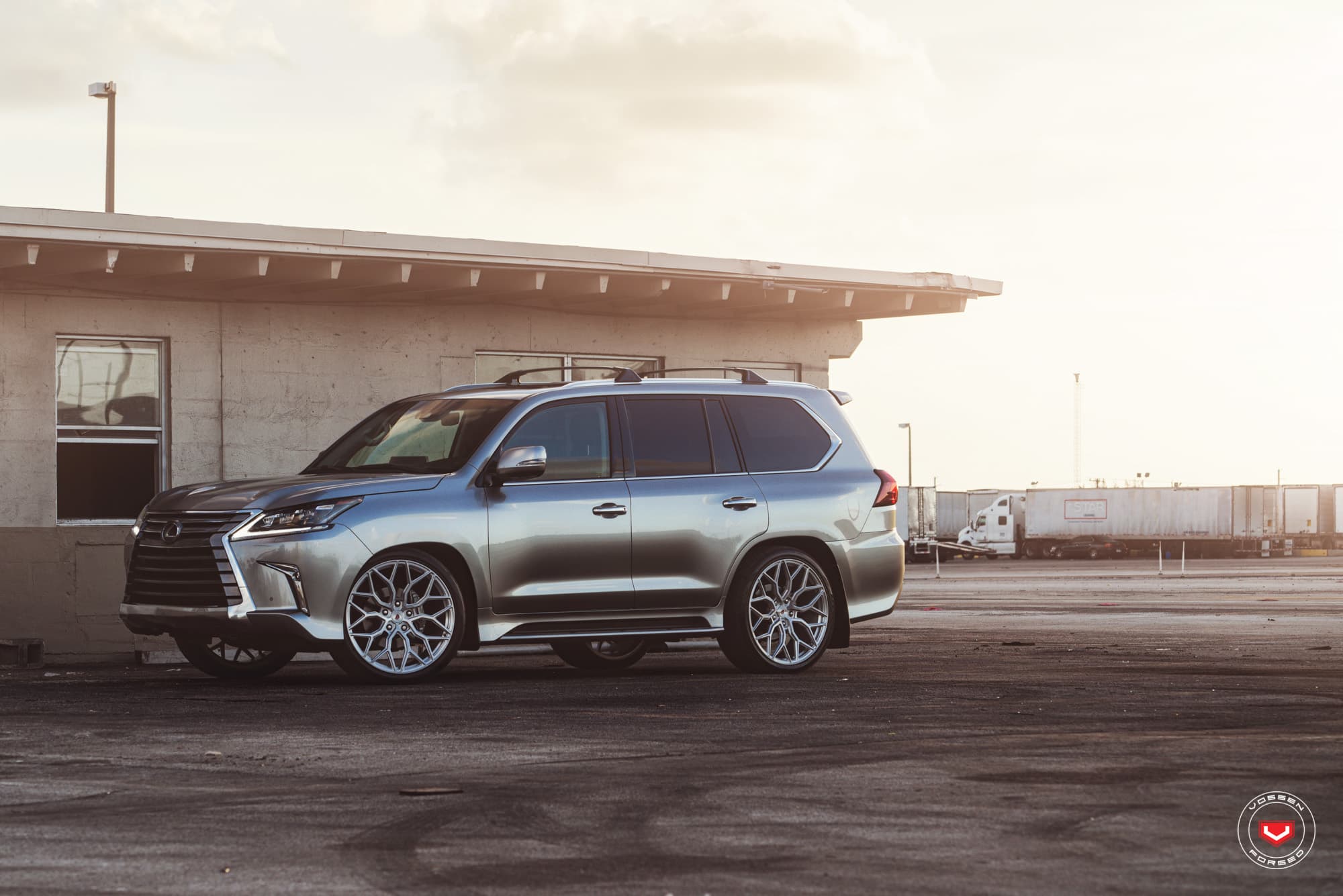 Bộ 04 lazang Vossen cao cấp mẫu LC3-13T lắp Lexus LX
