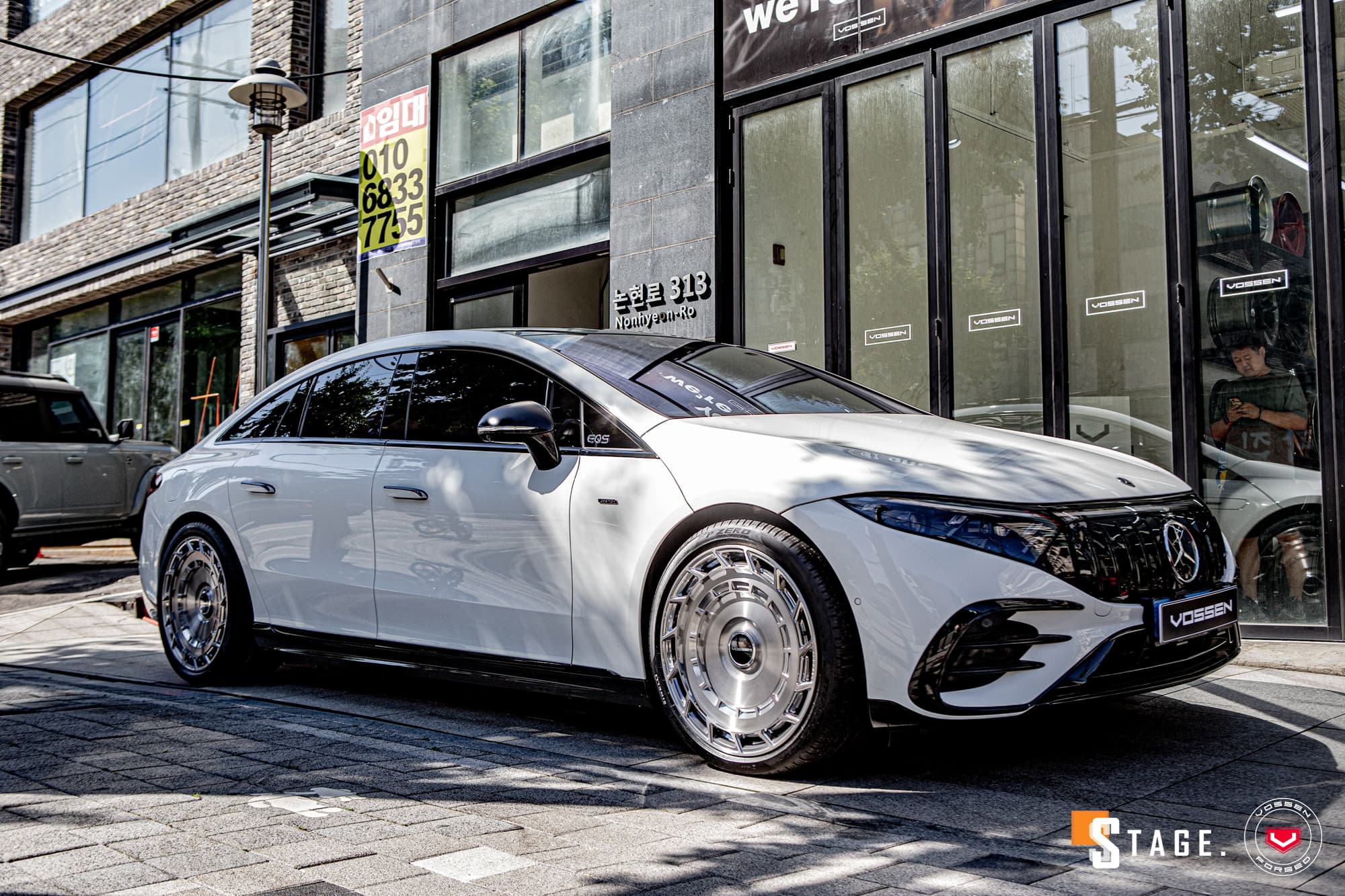 Bộ 04 lazang Vossen cao cấp mẫu LC3-11T lắp Mercedes Benz EQS-Class