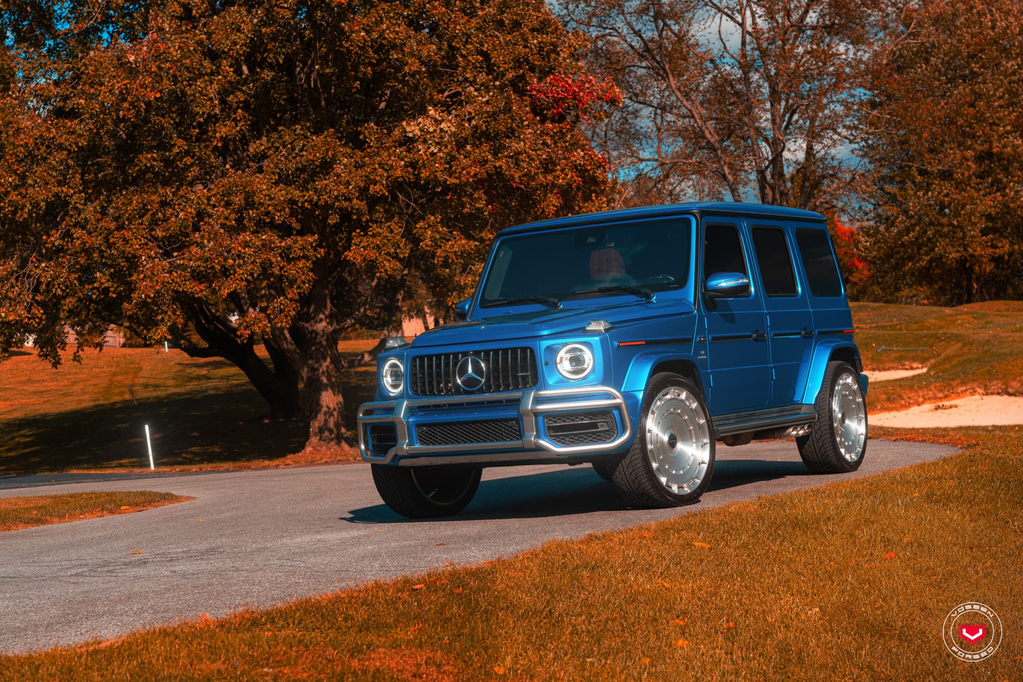 Bộ 04 lazang Vossen cao cấp mẫu LC3-11 lắp Mercedes Benz G-Class