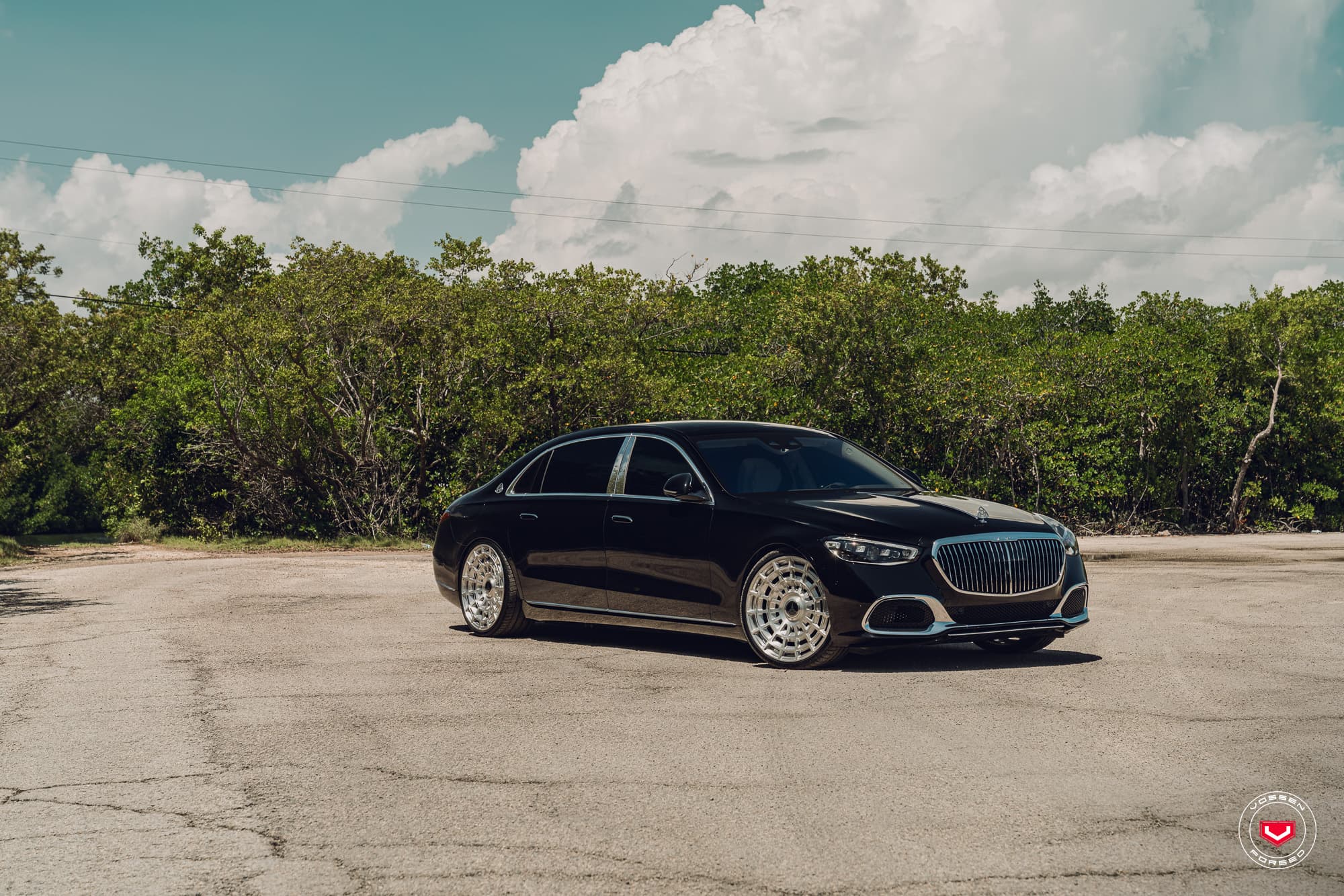 Bộ 04 lazang Vossen cao cấp mẫu LC3-12 lắp Mercedes Benz Maybach