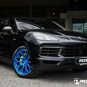 Bộ 04 lazang Vossen cao cấp mẫu LC3-13T lắp Porsche Cayenne
