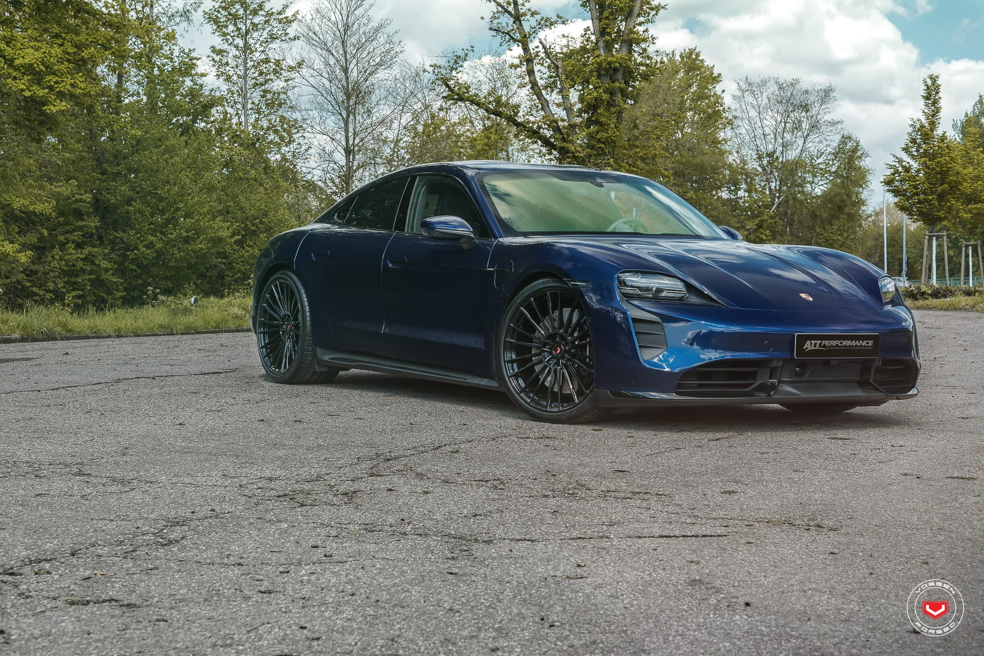 Bộ 04 lazang Vossen cao cấp mẫu S17-04 lắp Porsche Taycan