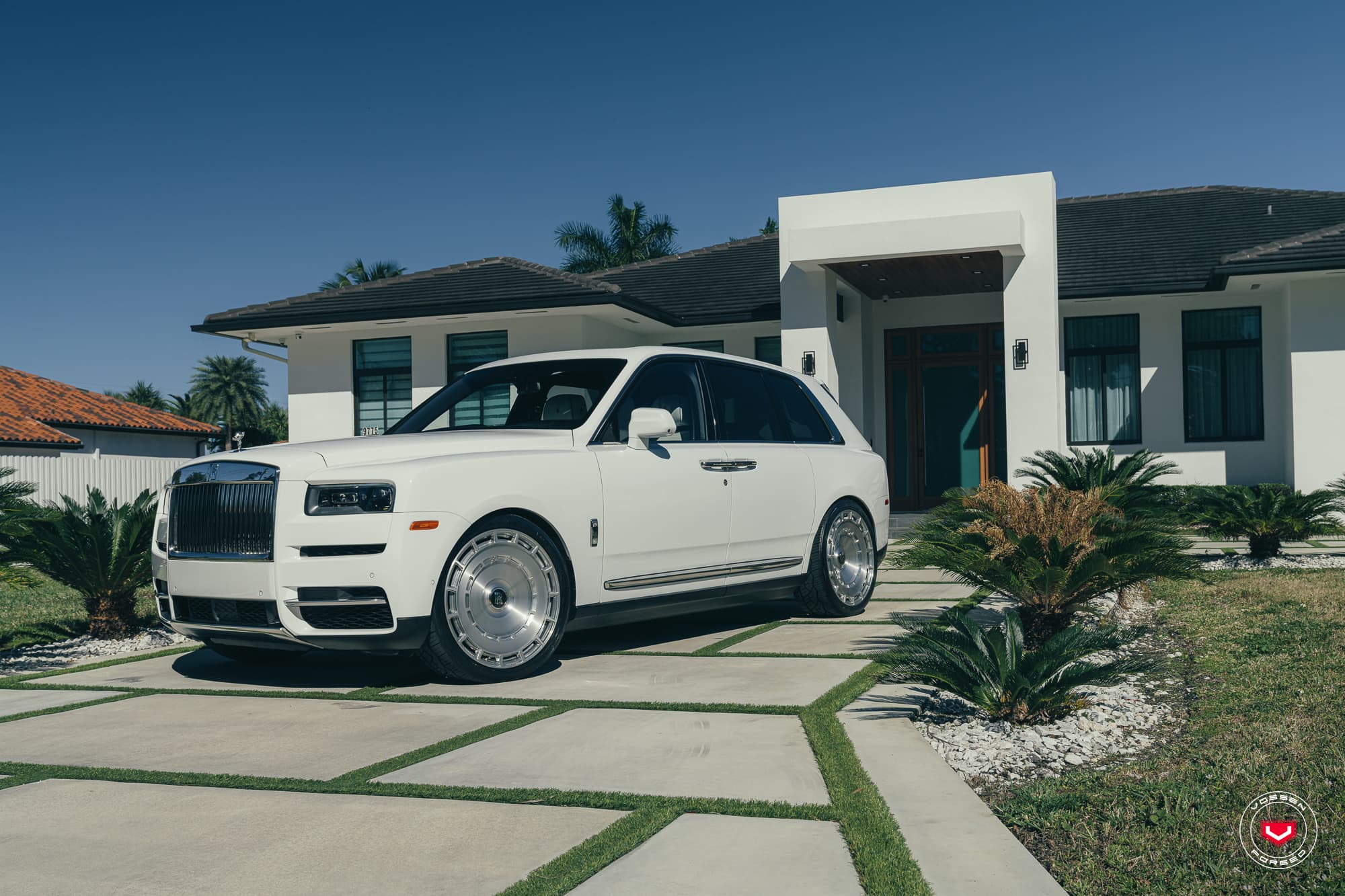 Bộ 04 lazang Vossen cao cấp mẫu LC3-11 lắp Rolls Royce Cullinan