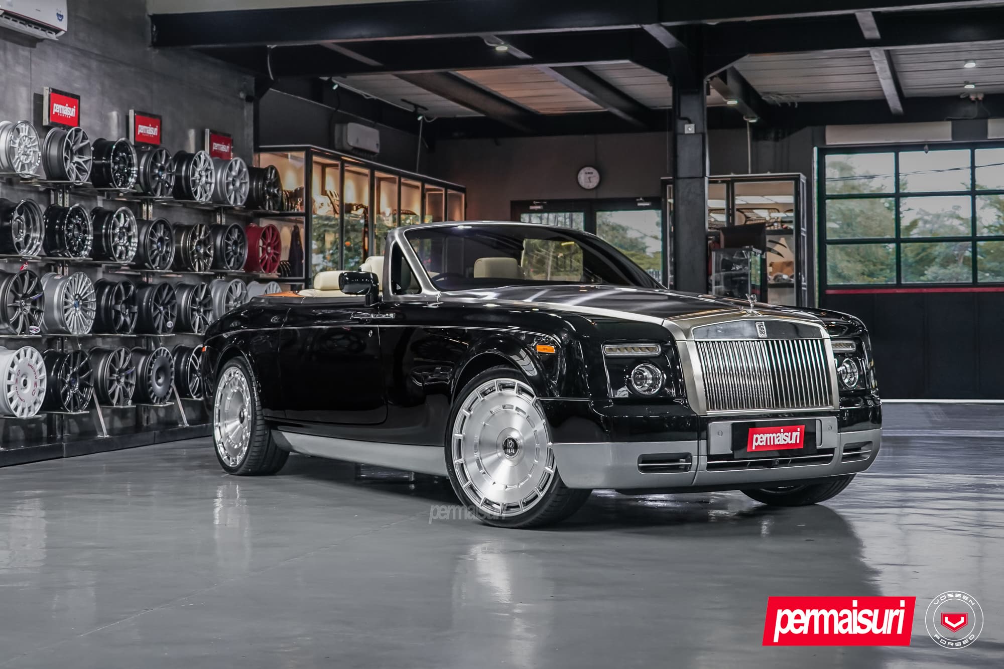 Bộ 04 lazang Vossen cao cấp mẫu LC3-11 lắp Rolls Royce Phantom