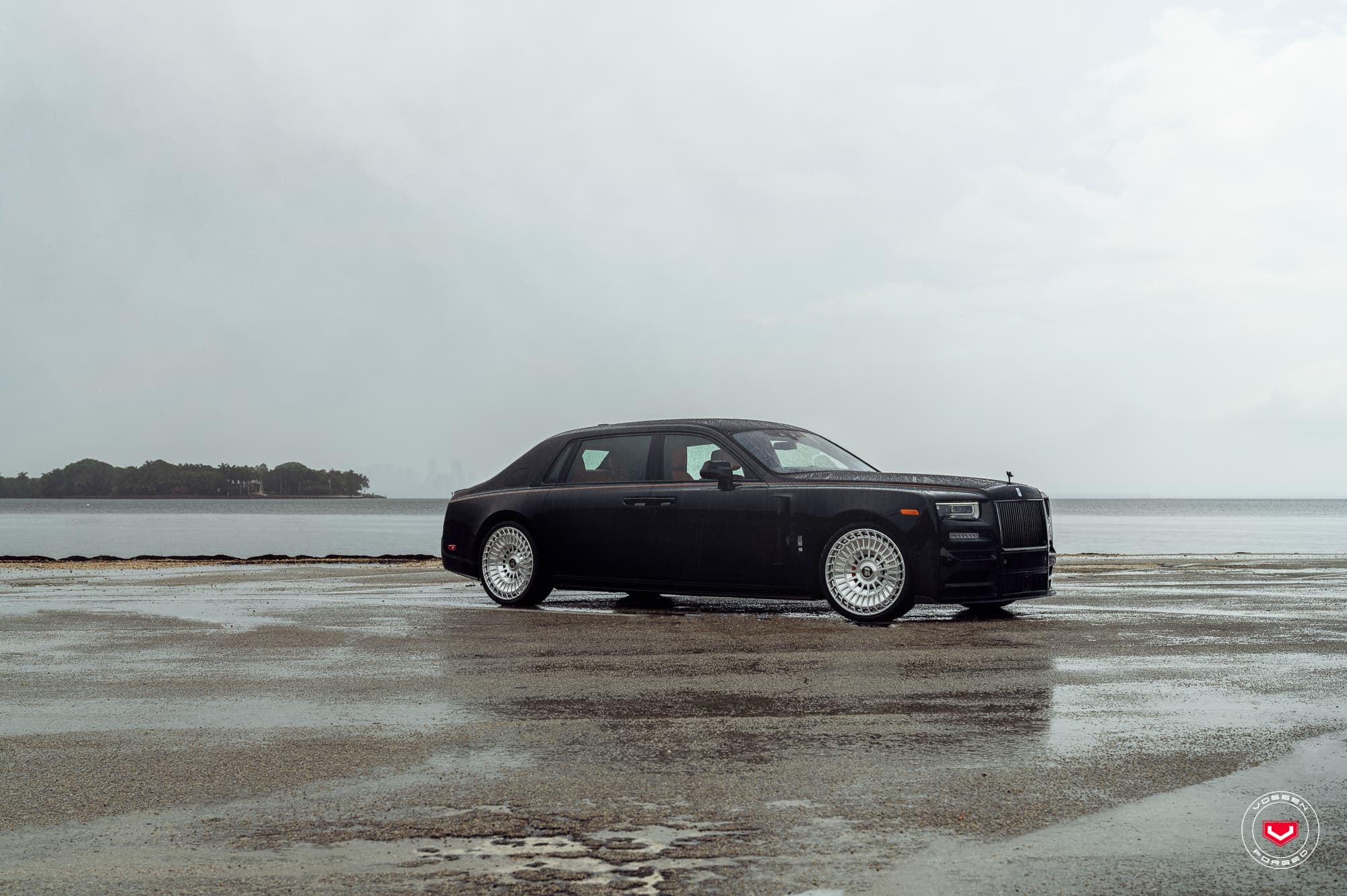 Bộ 04 lazang Vossen cao cấp mẫu LC3-13T lắp Rolls Royce Phantom