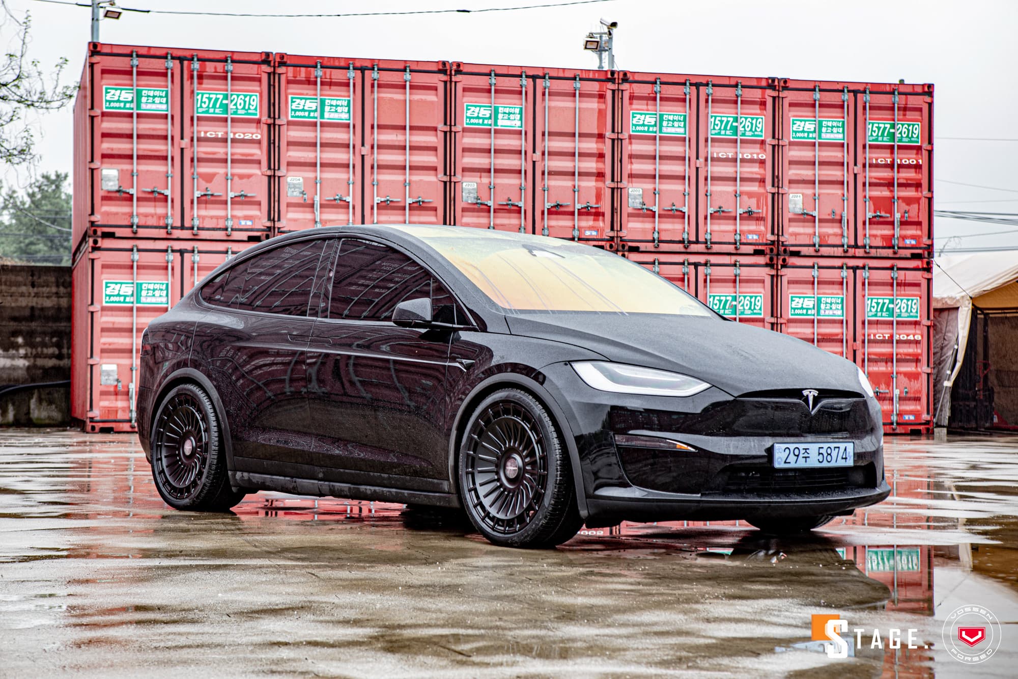 Bộ 04 lazang Vossen cao cấp mẫu GEN-06 lắp Tesla Model X