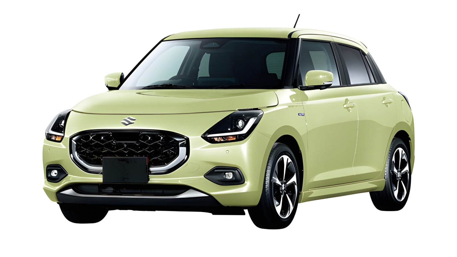 Đầu xe Suzuki Swift 2024 nhìn từ phía trước