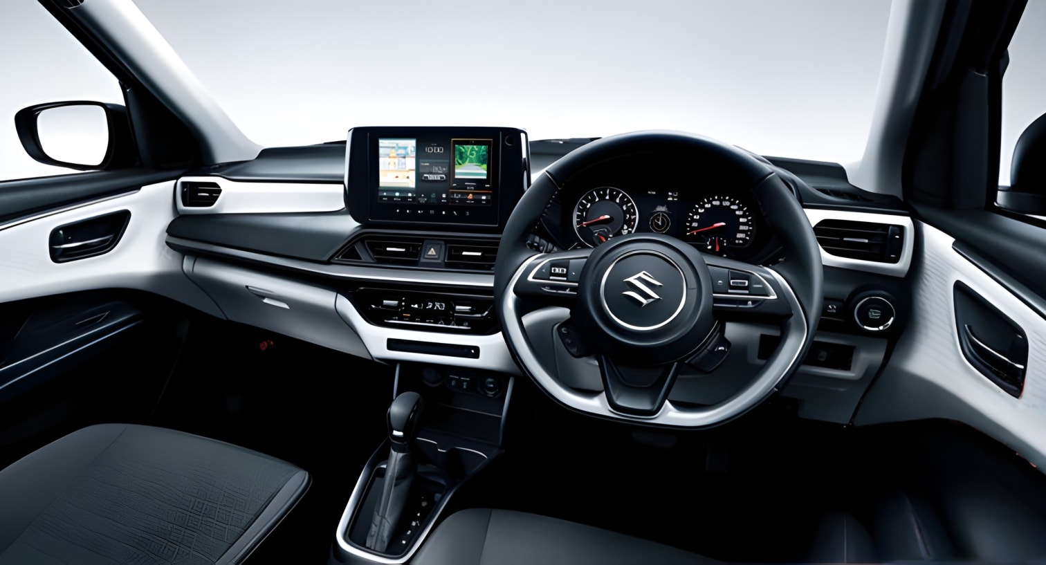 Khoang lái Suzuki Swift 2024 hiện đại tiện nghi