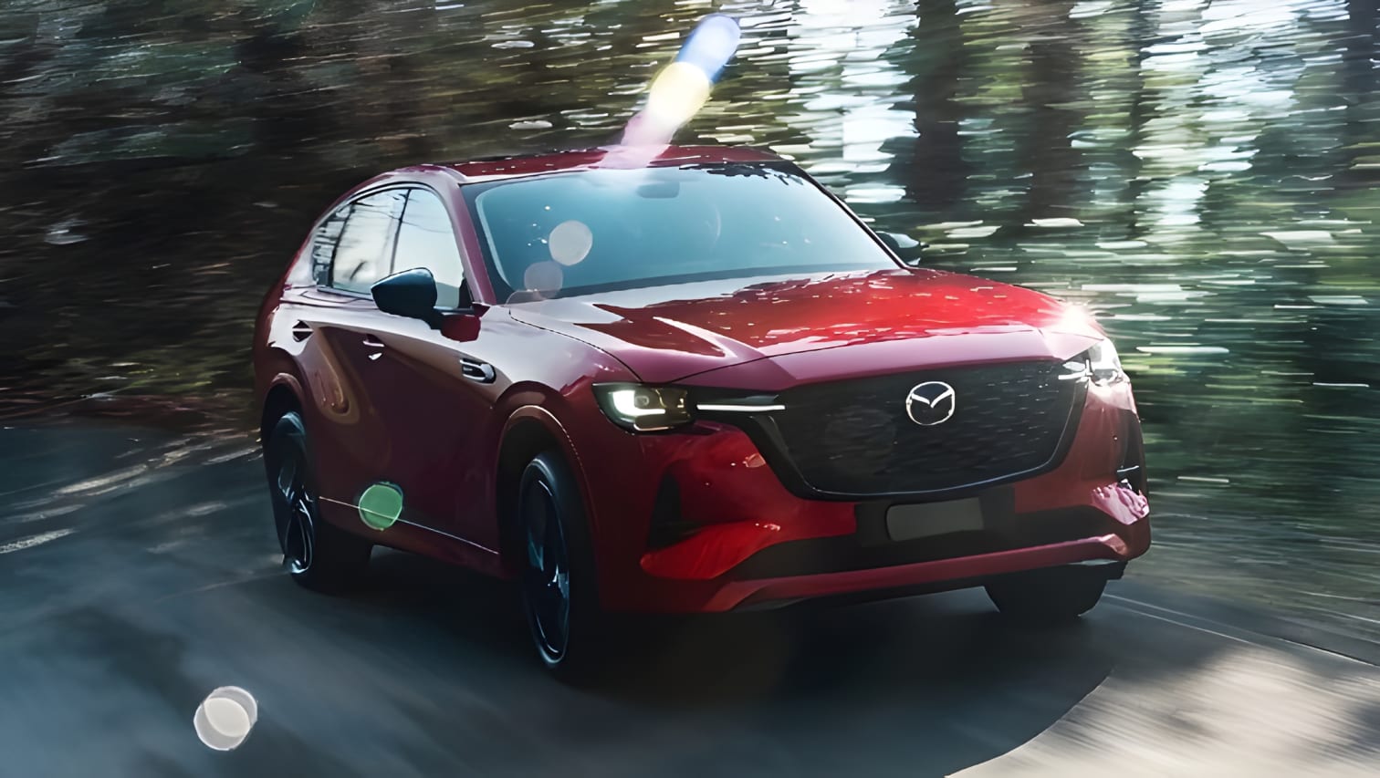 Mazda CX-60 vận hành trên đường
