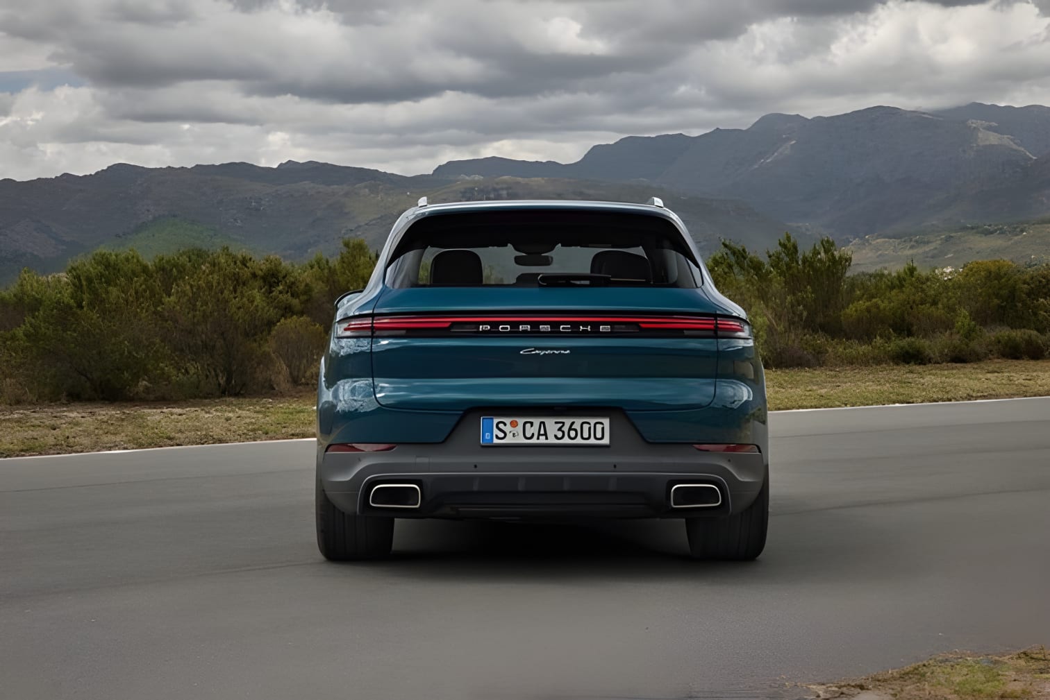 Đuôi xe Porsche Cayenne 2024 thể thao