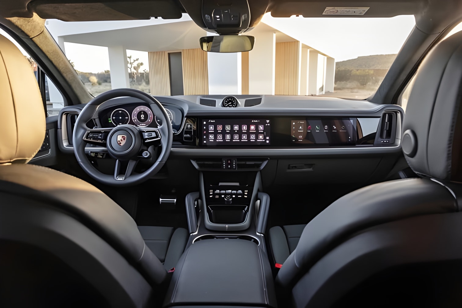 Nội thất Porsche Cayenne 2024 cao cấp