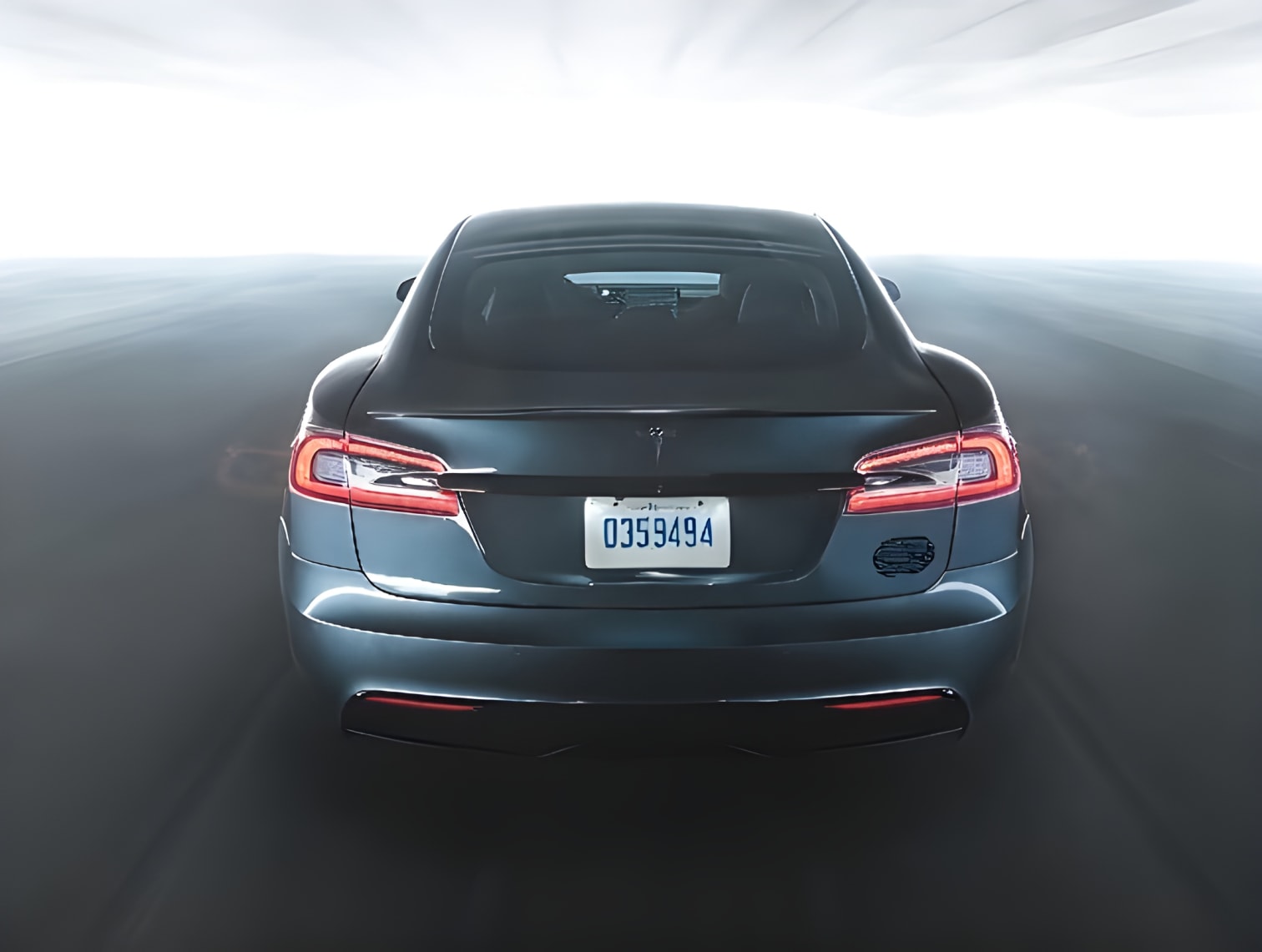 Đuôi xe Tesla Model S 2025