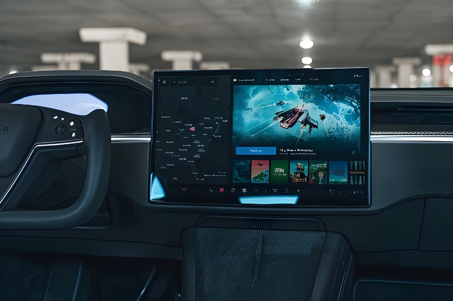 Màn hình giải trí Tesla Model S 2025