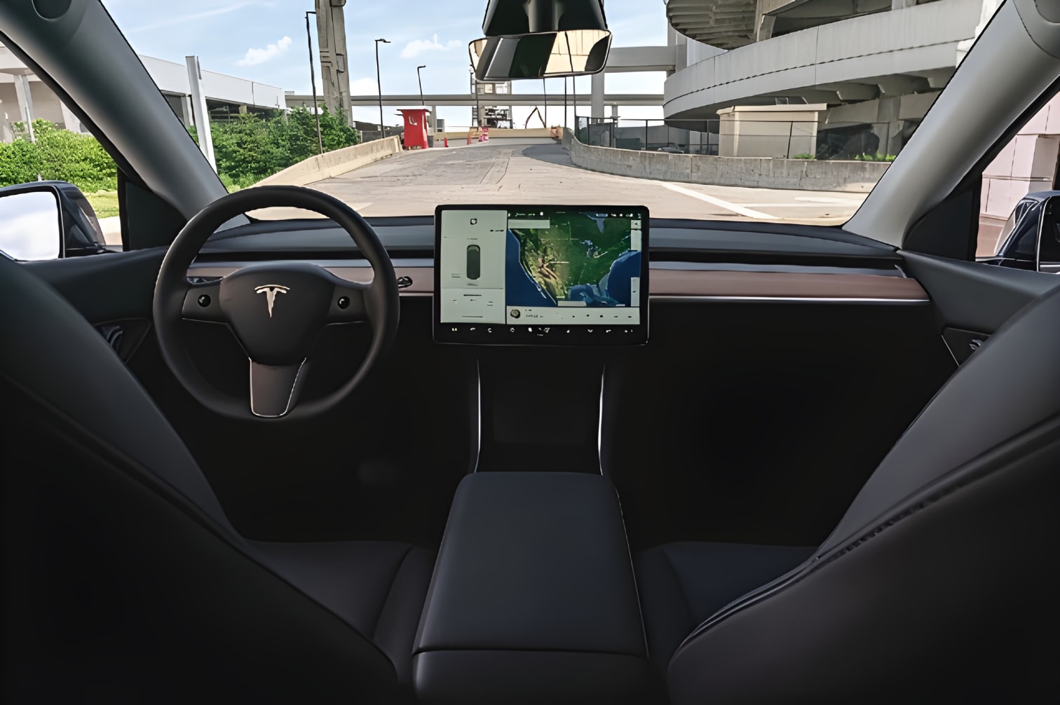 Nội thất rộng rãi của Tesla Model Y