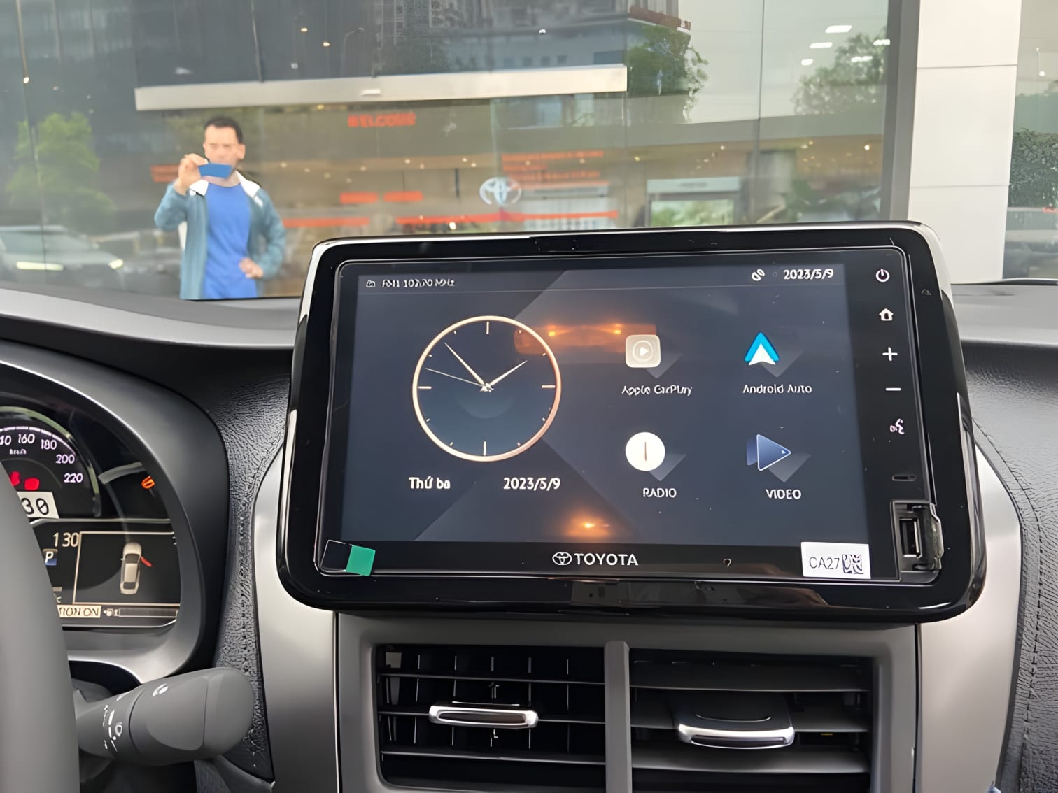 Màn hình giải trí Toyota Vios Facelift 2024