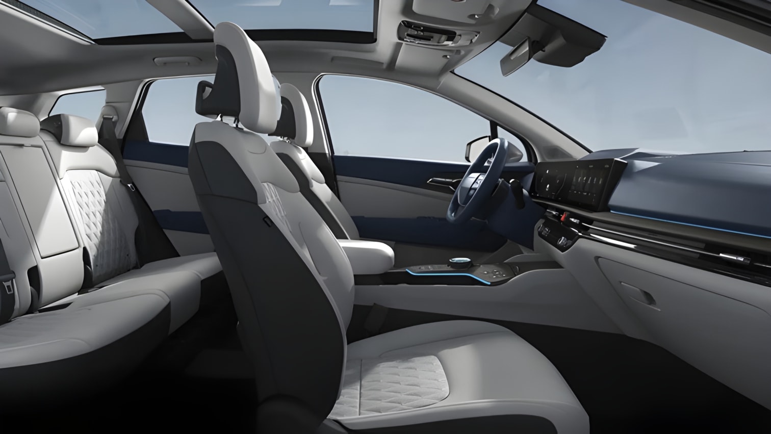 Khoang cabin Kia Sportage 2025 rộng rãi