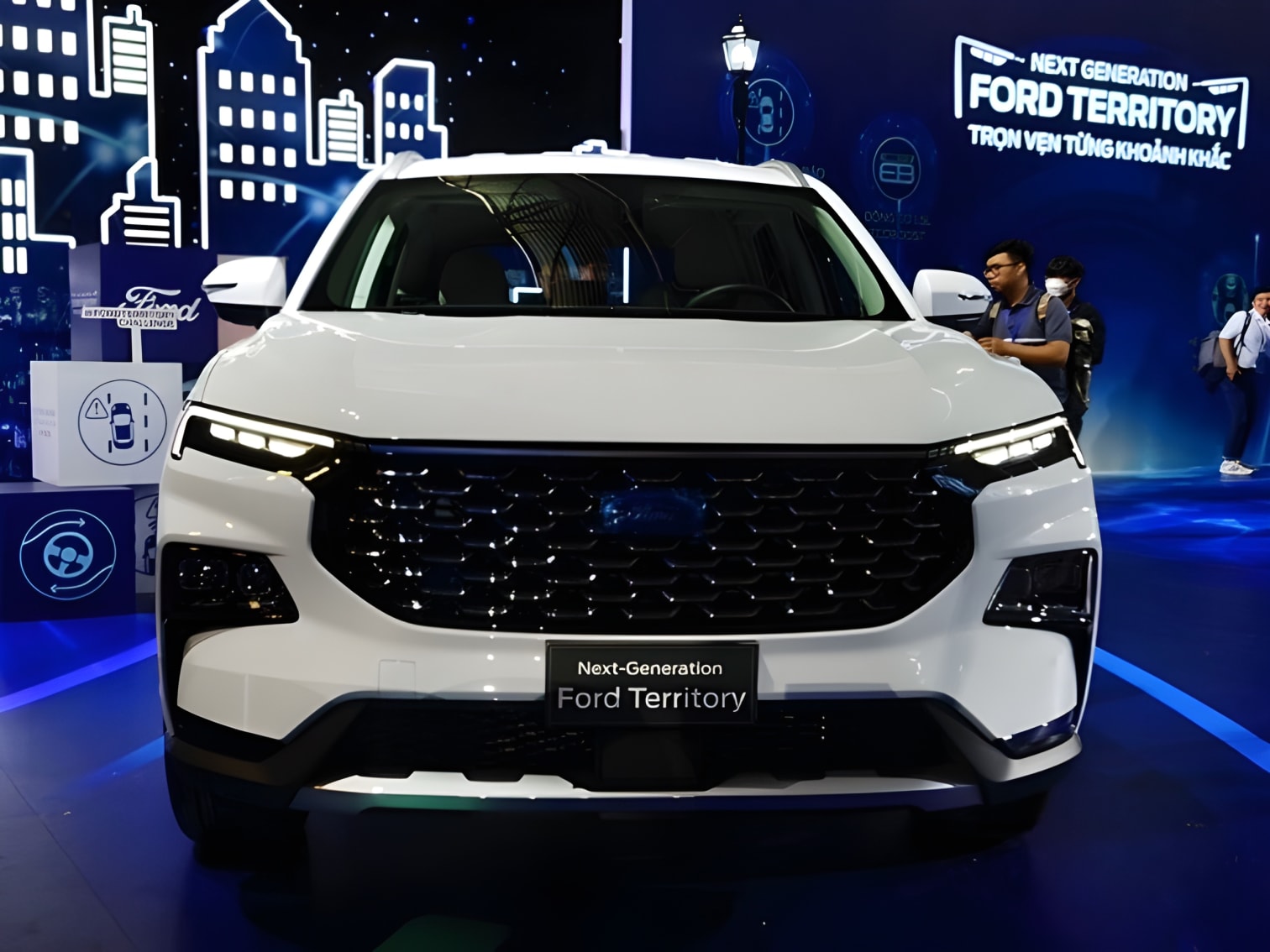 Đầu xe Ford Territory 2025 góc chính diện