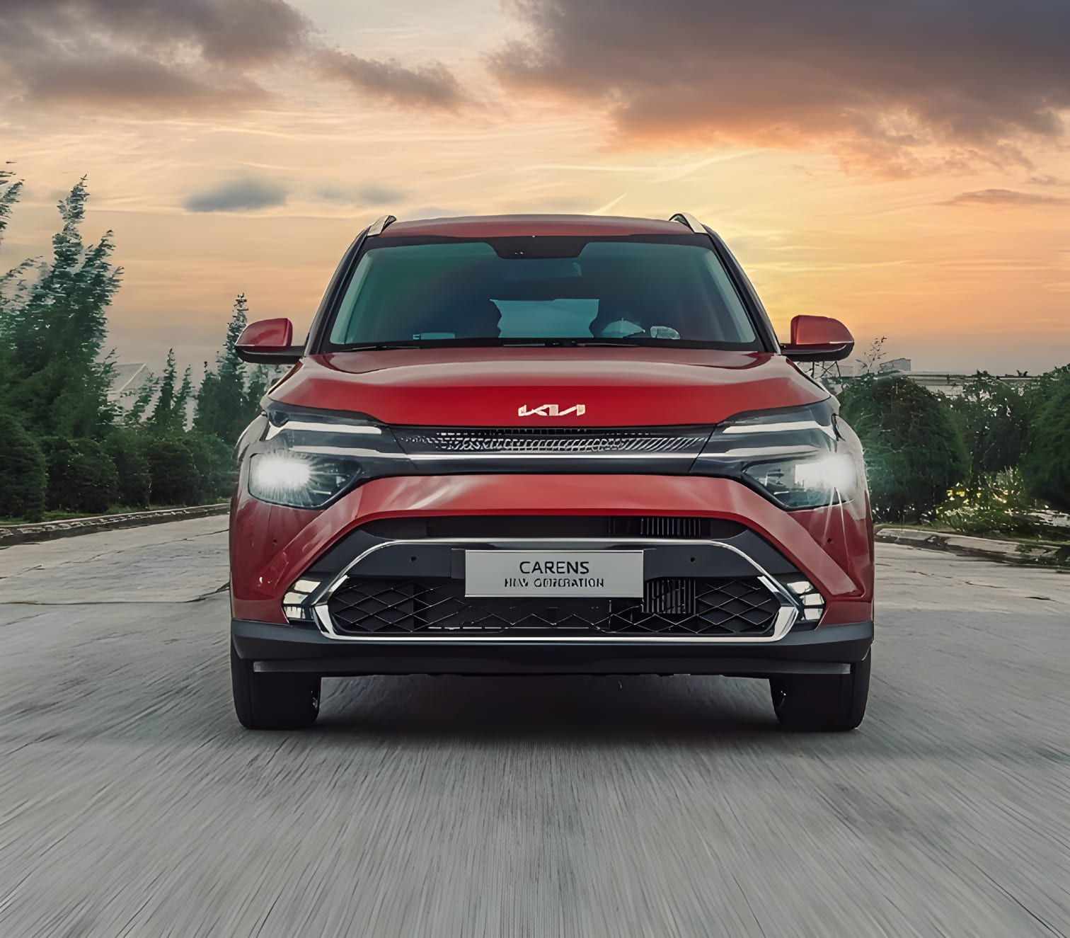Đầu xe Kia Carens 2023 chi tiết