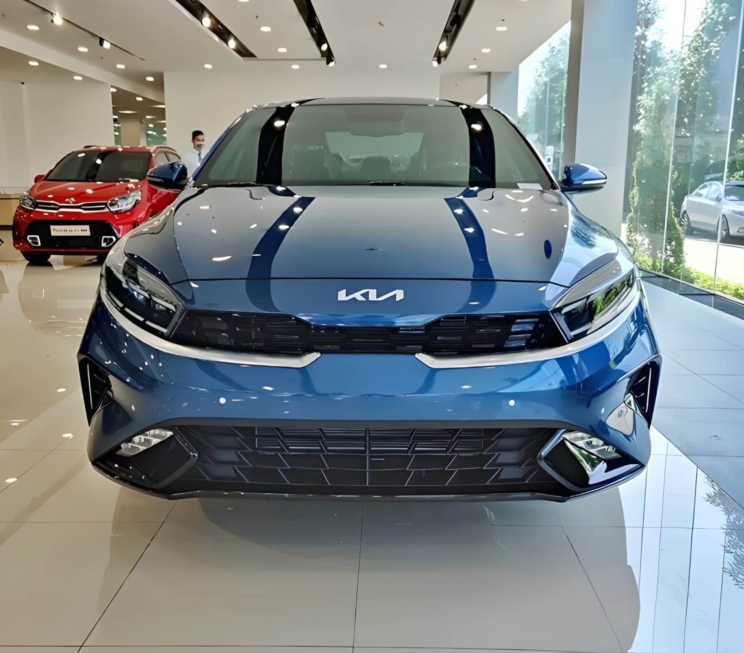 Đầu xe Kia K3 2023 phối cảnh