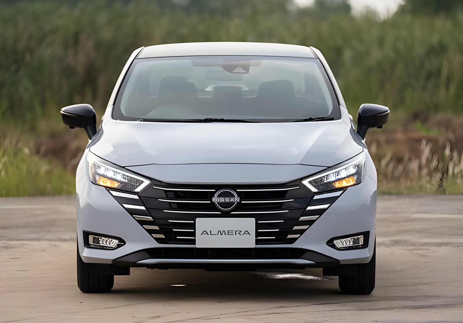 Đầu xe Nissan Almera 2025 sắc sảo và hiện đại