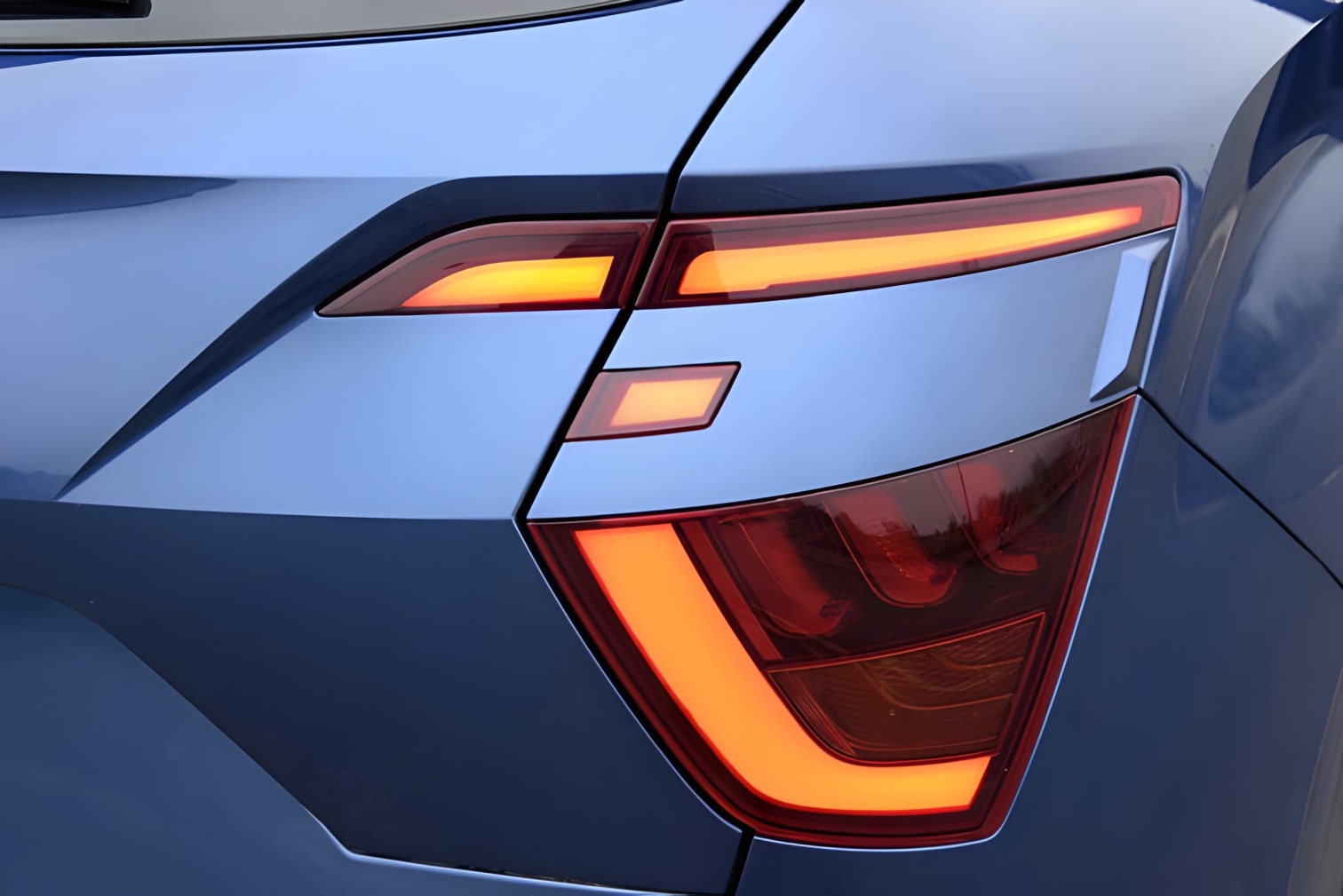 Đèn hậu LED Hyundai Creta 2025 thiết kế kết nối