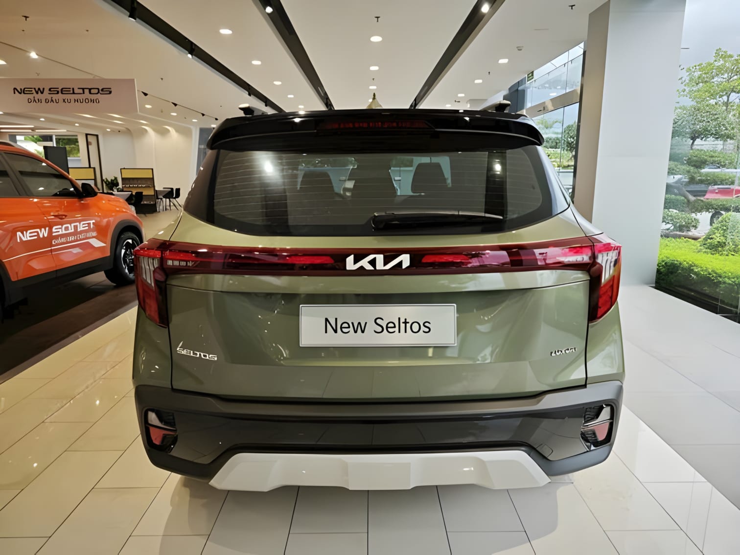 Đuôi xe Kia Seltos 2025 hiện đại