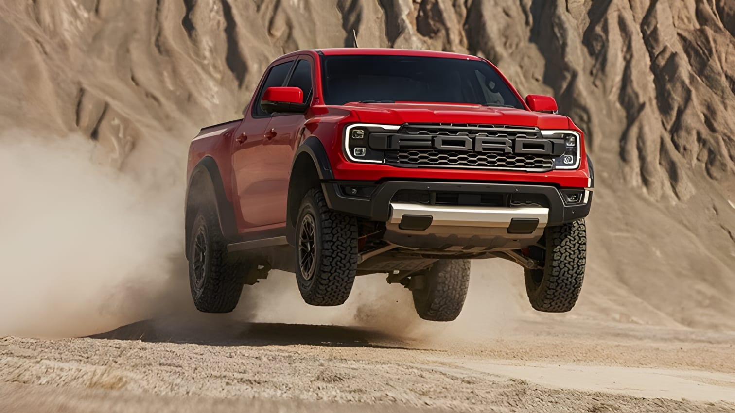 Đầu xe Ford Ranger Raptor thế hệ mới thiết kế hầm hố