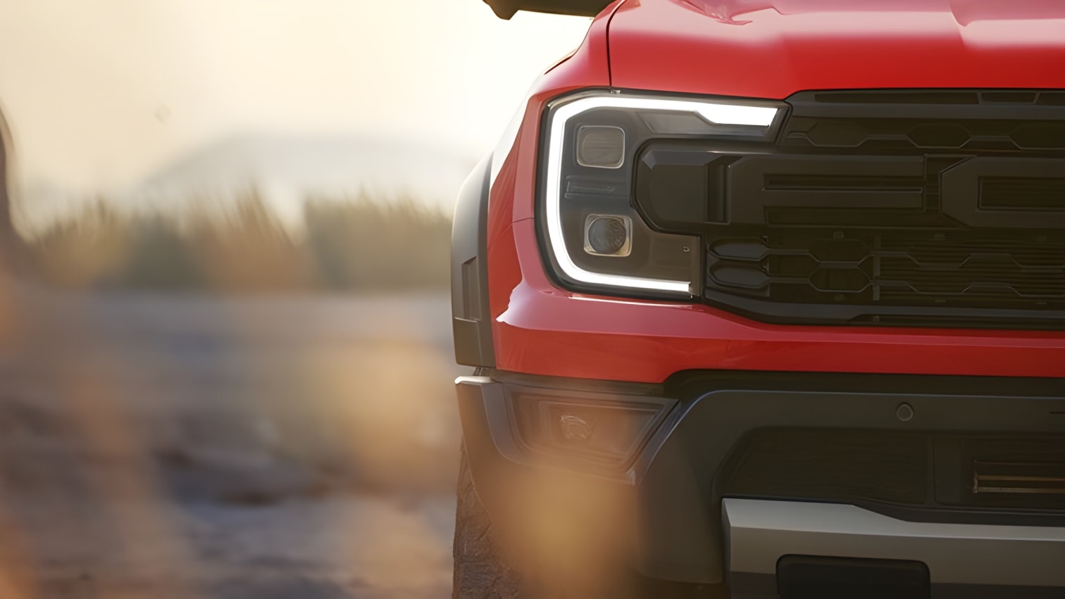Đèn pha LED Ford Ranger Raptor thế hệ mới hiện đại