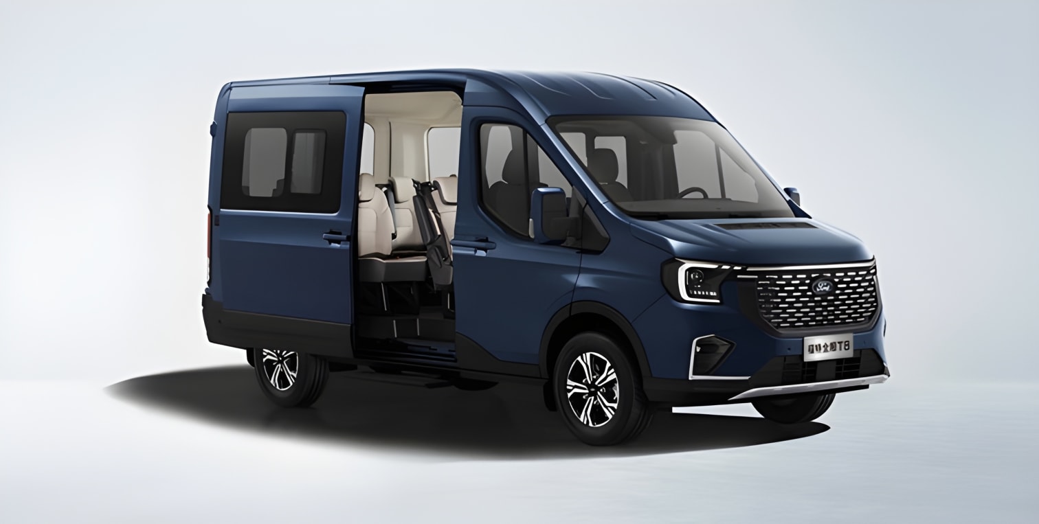 Ngoại thất Ford Transit 2024 thiết kế hiện đại