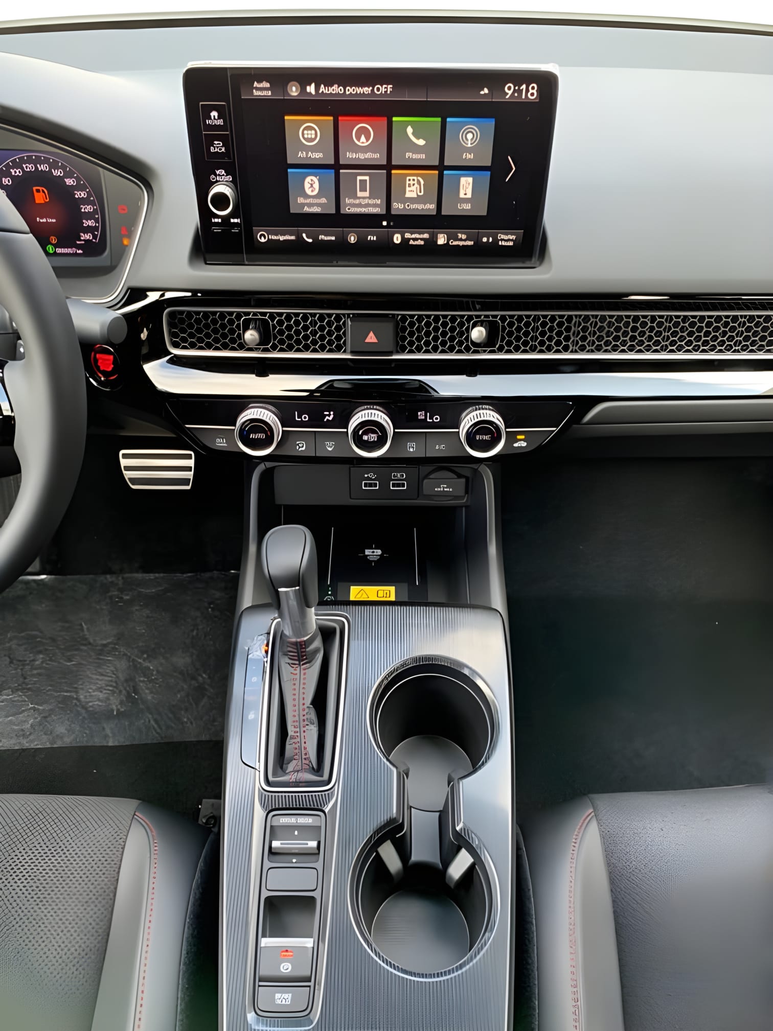 Bảng điều khiển trung tâm Honda Civic màn hình cảm ứng
