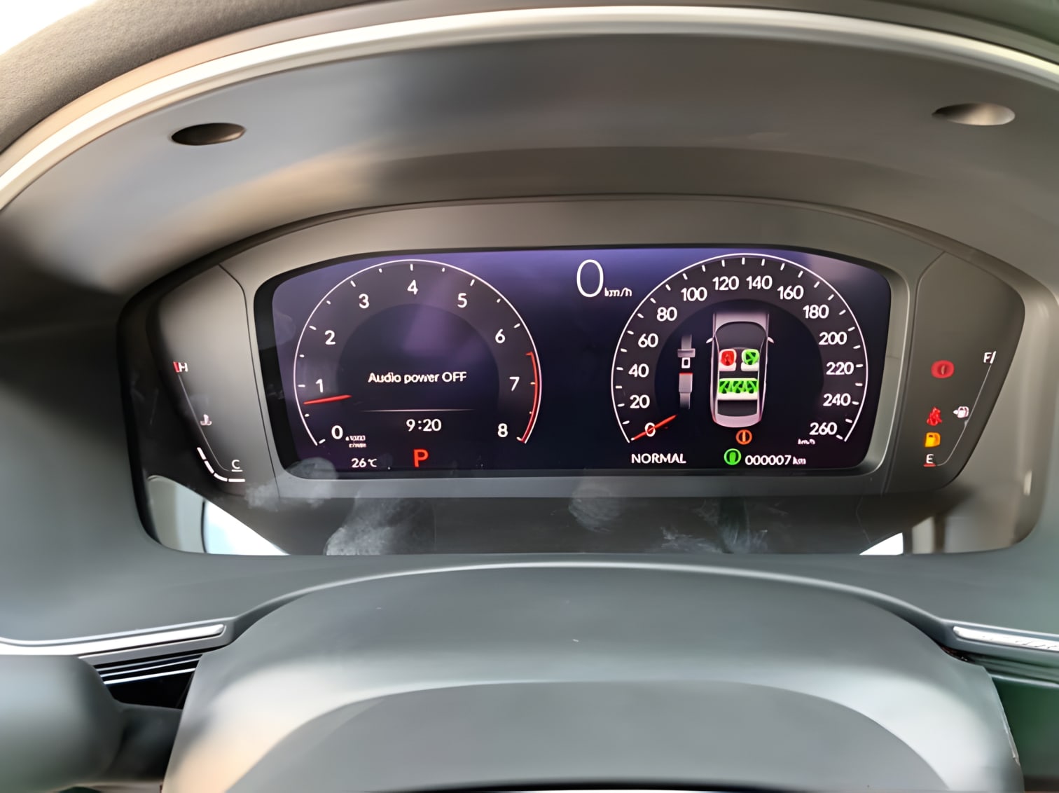 Đồng hồ lái xe Honda Civic kỹ thuật số hiện đại