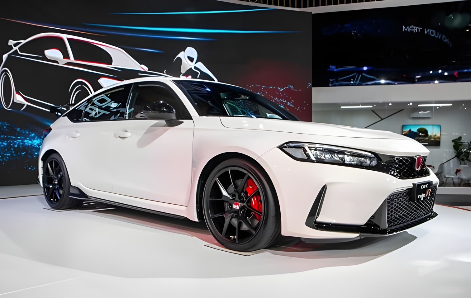 Honda Civic Type R góc chụp tổng thể xe