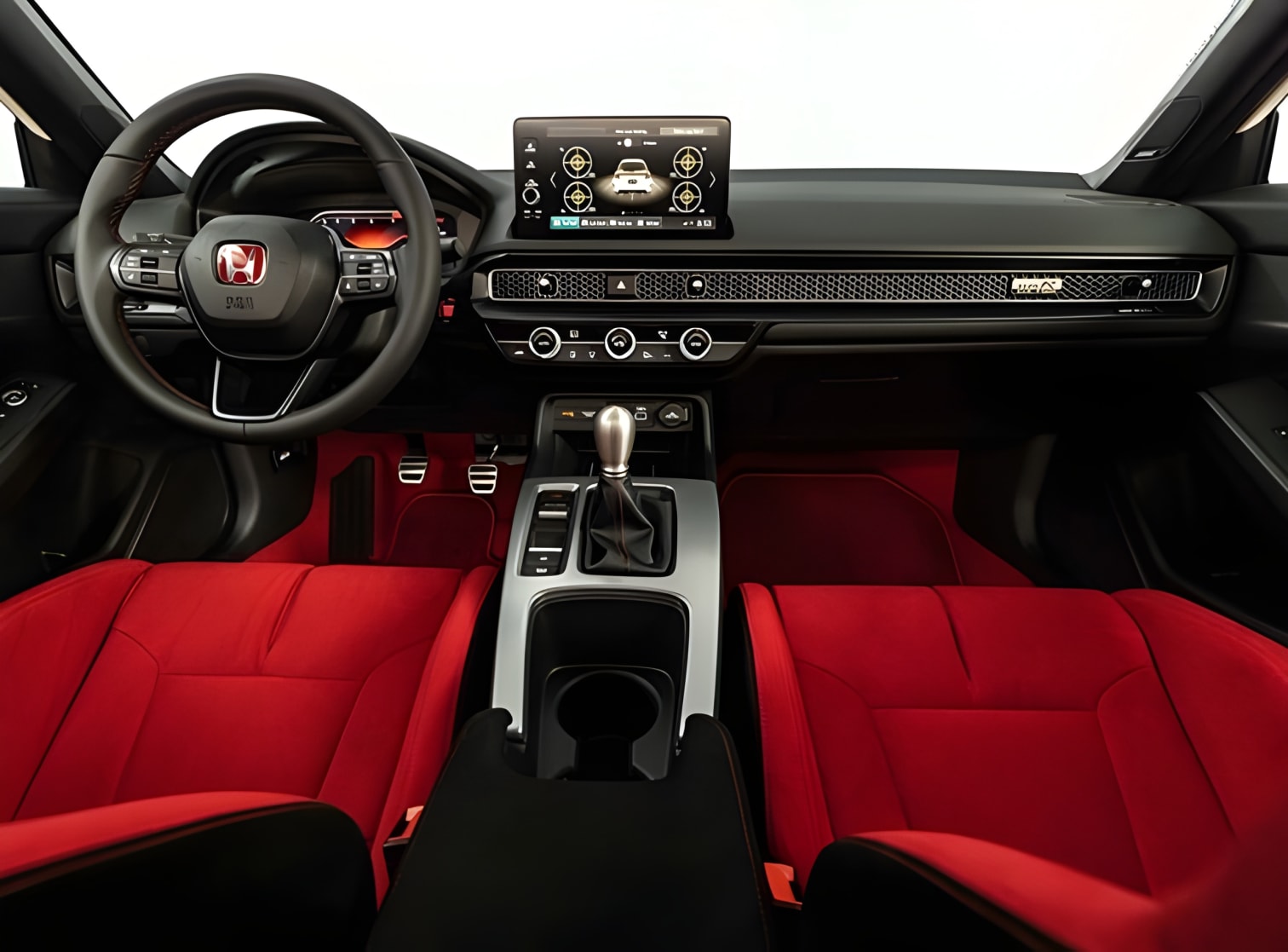 Khoang lái Honda Civic Type R lấy cảm hứng đua xe
