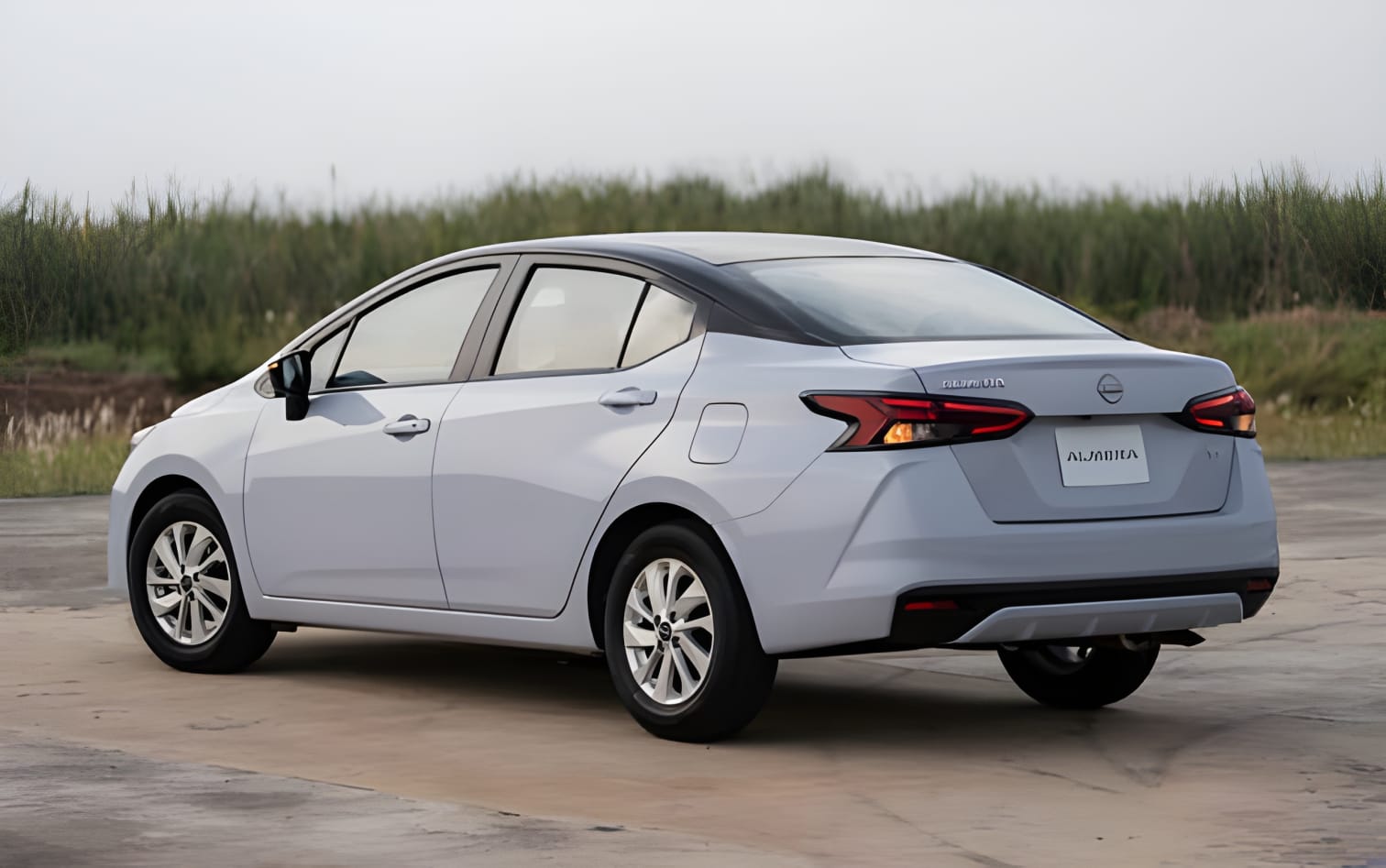 Thân xe Nissan Almera 2025 góc nghiêng