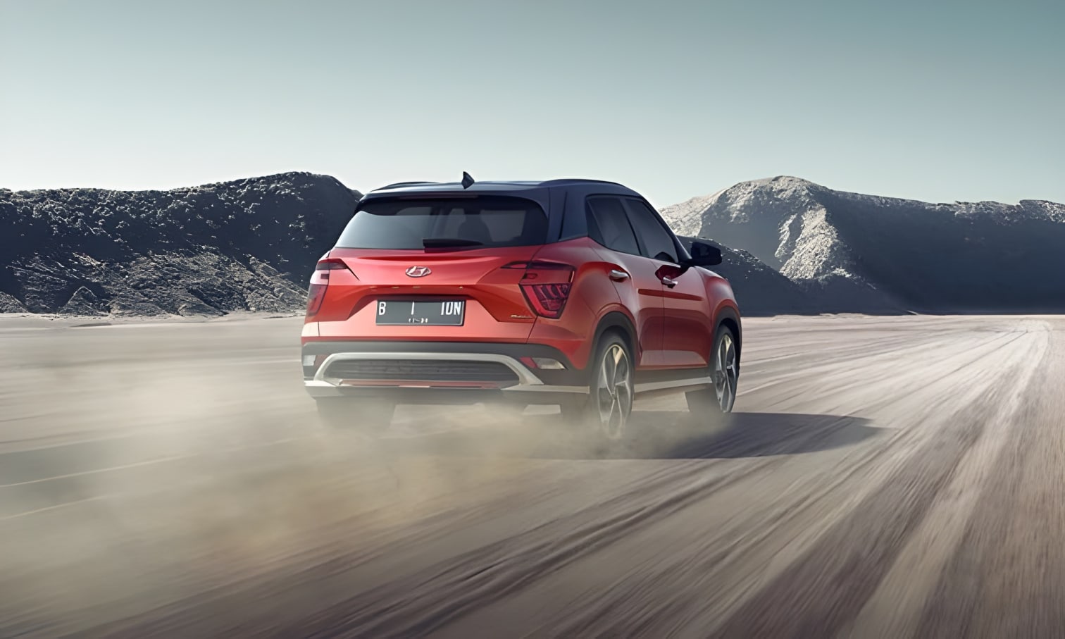Hông và đuôi xe Hyundai Creta nhìn từ góc sau