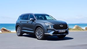 Ngoại thất Hyundai Santa Fe Hybrid nhìn tổng thể
