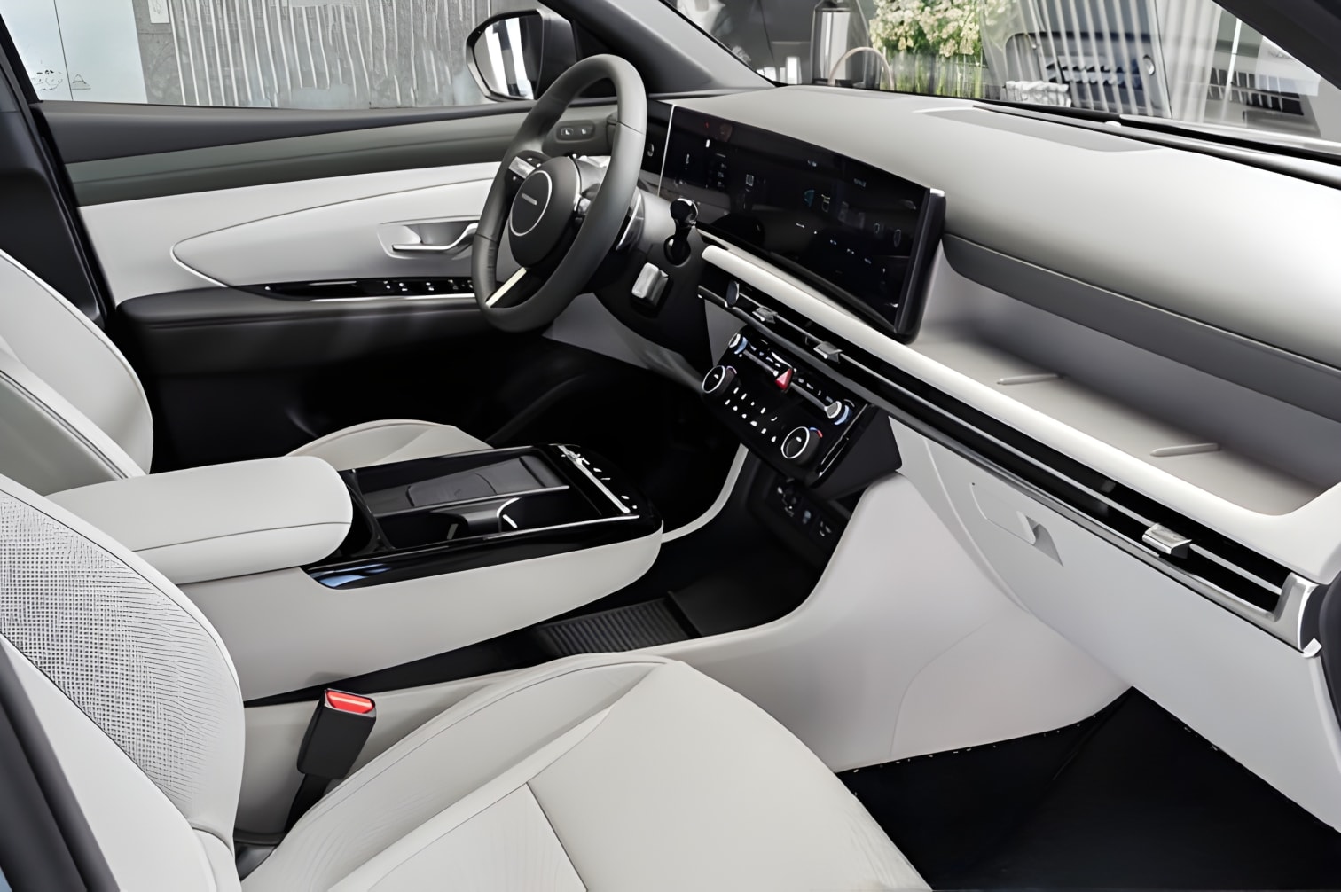 Khoang lái Hyundai Tucson Hybrid 2025