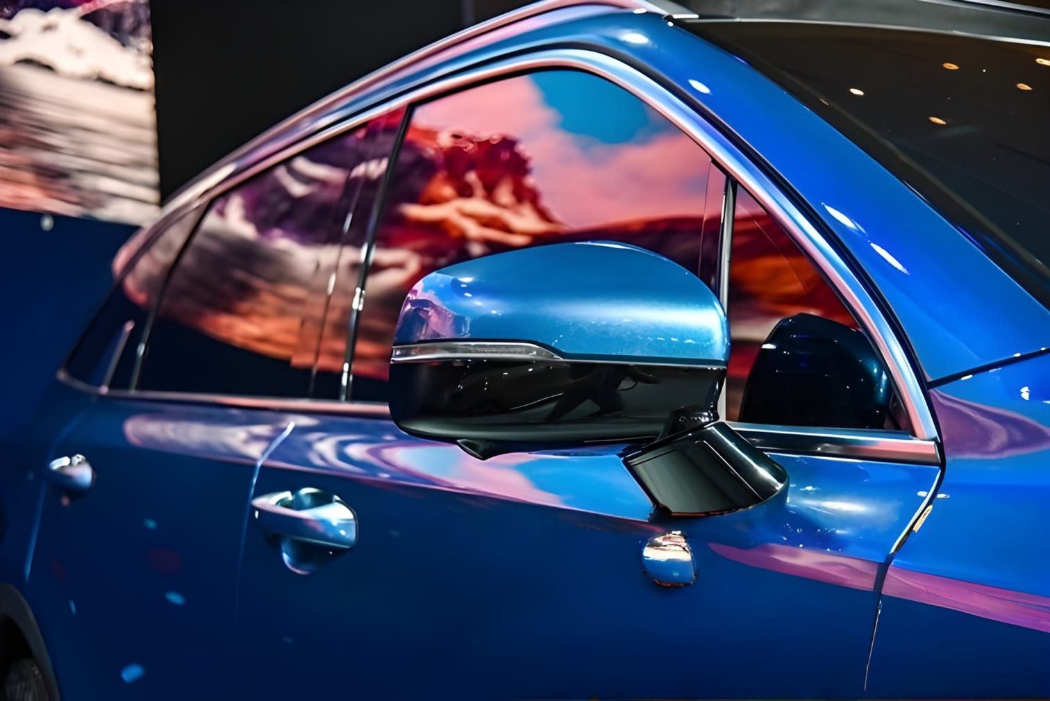 Gương chiếu hậu Kia Sorento Hybrid tích hợp camera