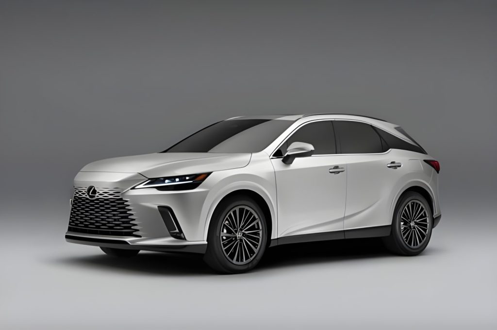 Ngoại thất tổng quan xe Lexus RX350h sang trọng