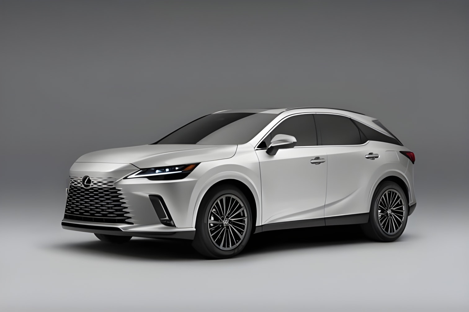 Ngoại thất tổng quan xe Lexus RX350h sang trọng