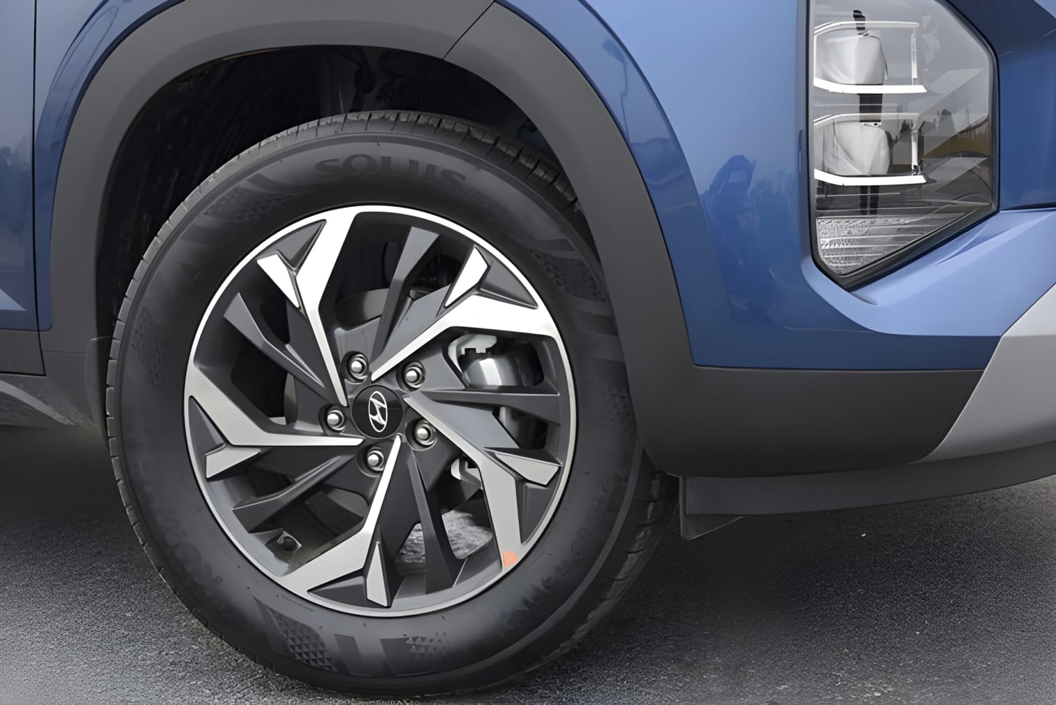 Mâm xe hợp kim Hyundai Creta thiết kế nhiều chấu
