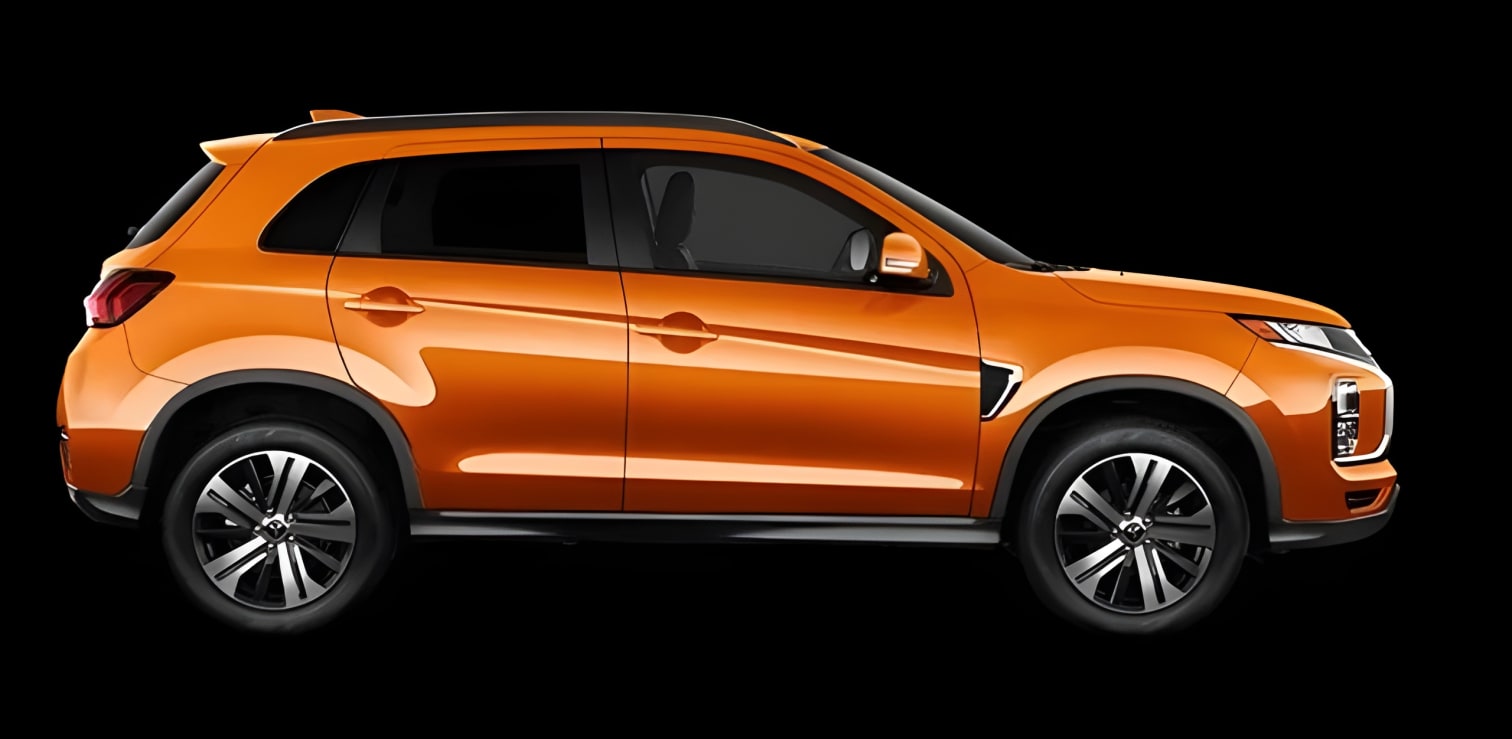 Thân xe Mitsubishi Outlander Sport 2021 toàn cảnh ngoại thất