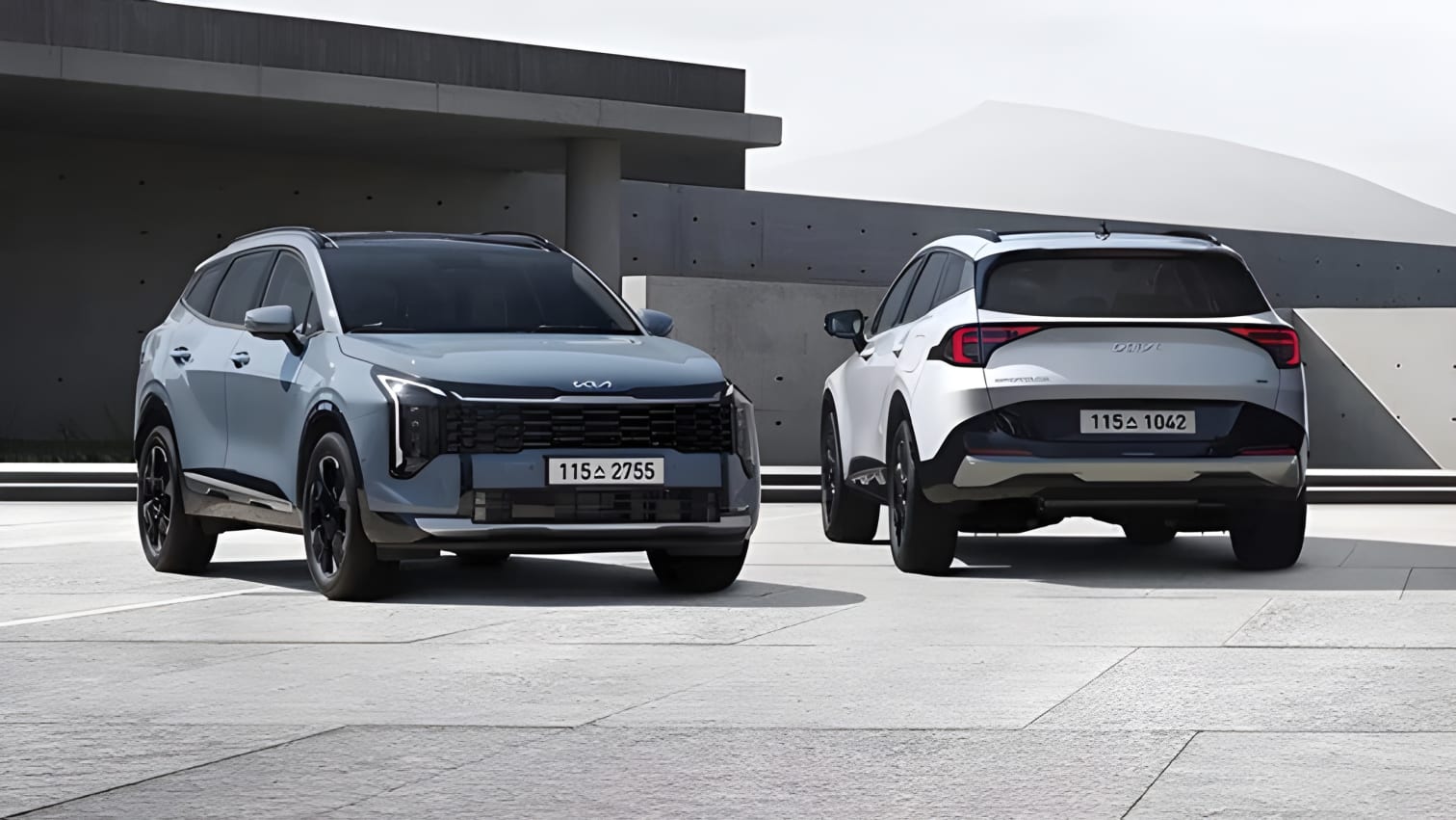 Ngoại thất Kia Sportage 2025 góc chính diện