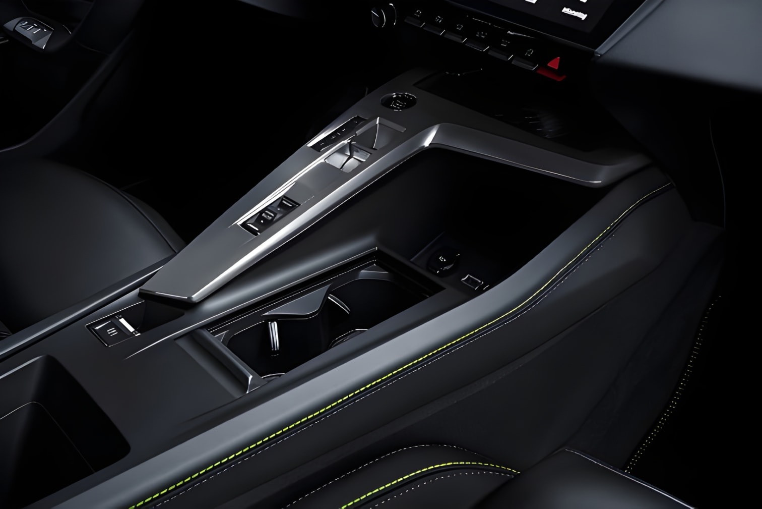 Khu vực điều khiển trung tâm bên trong Peugeot 308