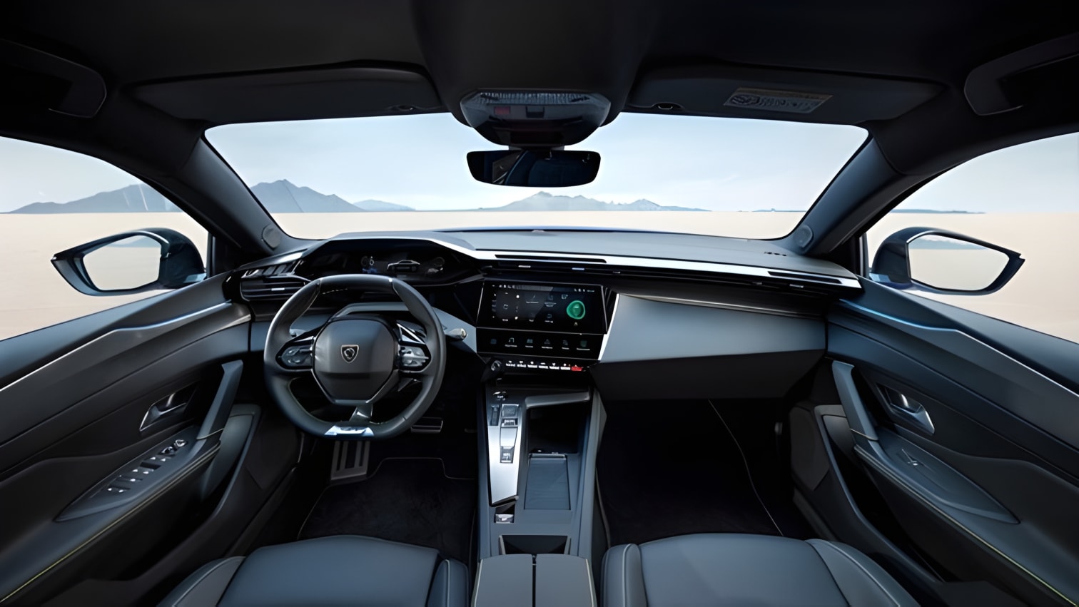 Khoang lái Peugeot 408 hiện đại sang trọng