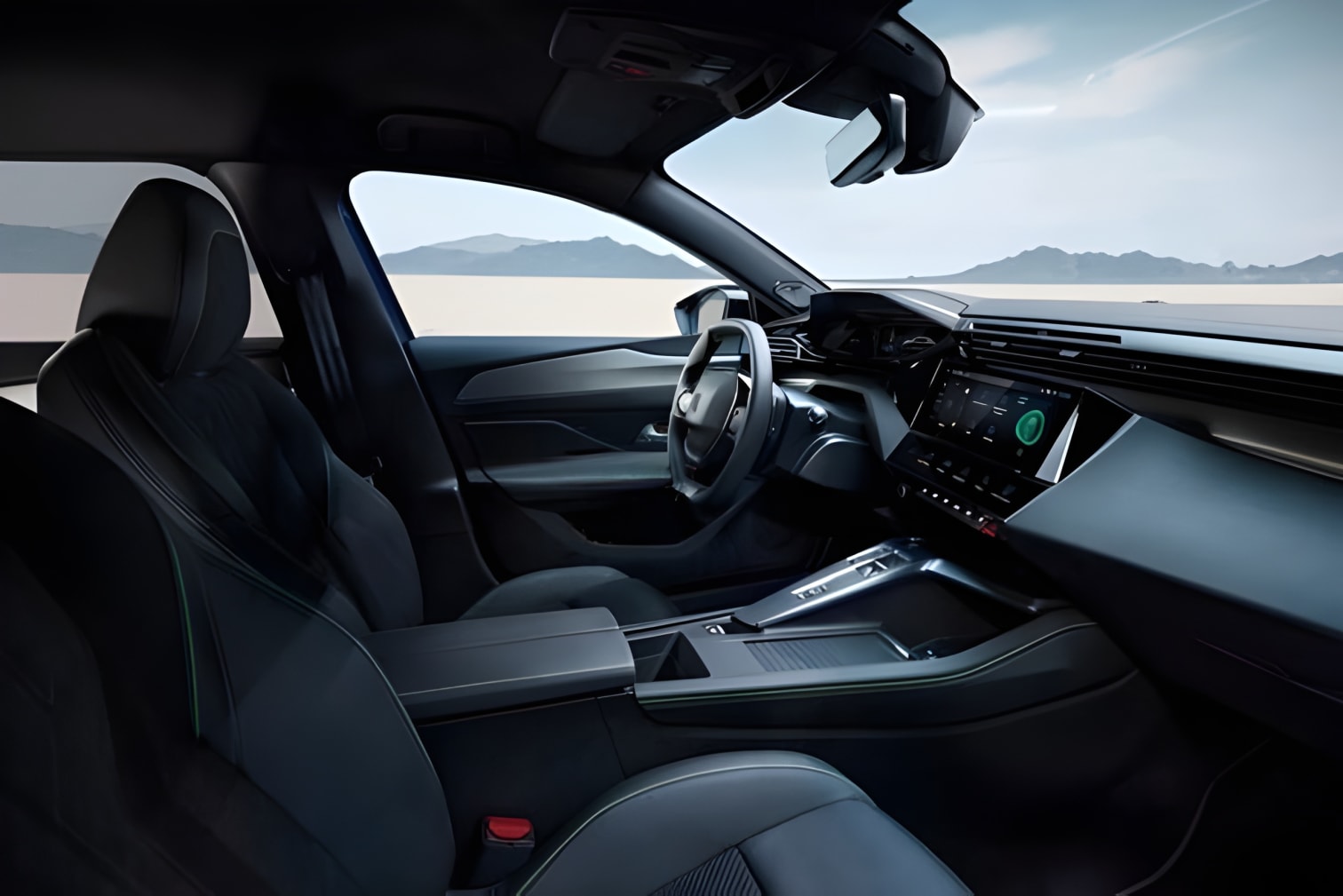 Không gian khoang lái Peugeot 408 rộng rãi sang trọng